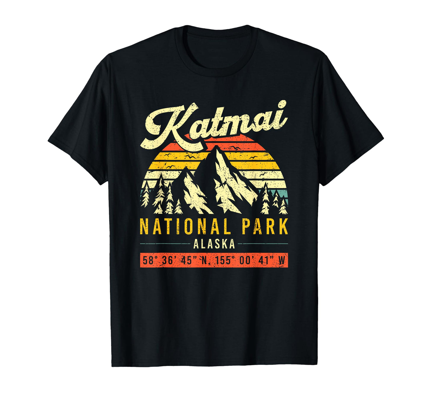 Katmai Alaska National Park T-Shirt - Aesthetic Graphic Men Women - T-Shirt, Sweatshirt, Hoodie