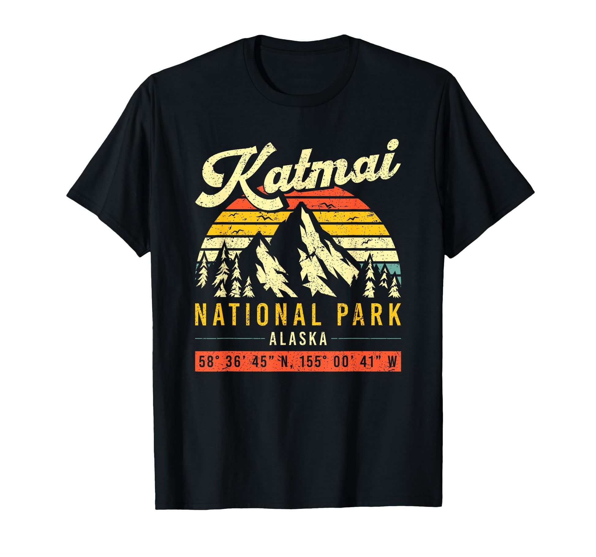 Katmai Alaska National Park T-Shirt - Aesthetic Graphic Men Women - T-Shirt, Sweatshirt, Hoodie