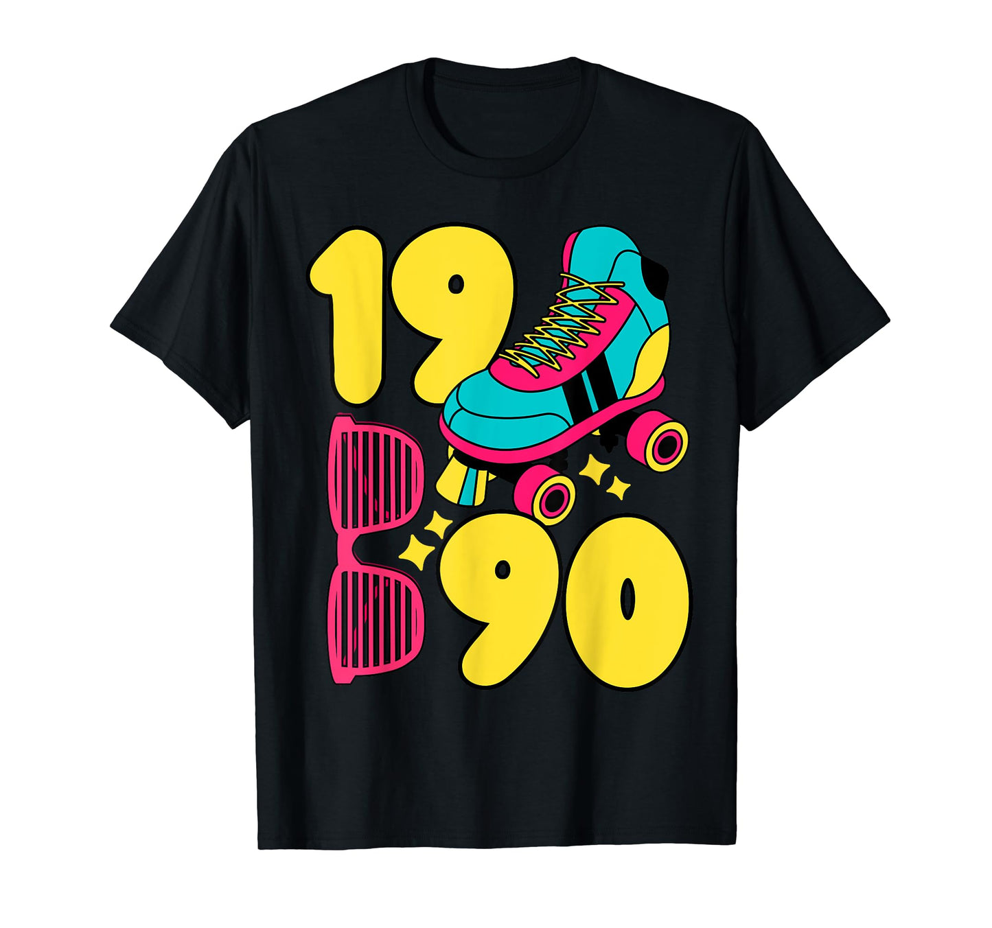 1990 Roller Rink 90S Night Nostalgia T-Shirt - Trendy Graphic Men Women - T-Shirt, Sweatshirt, Hoodie