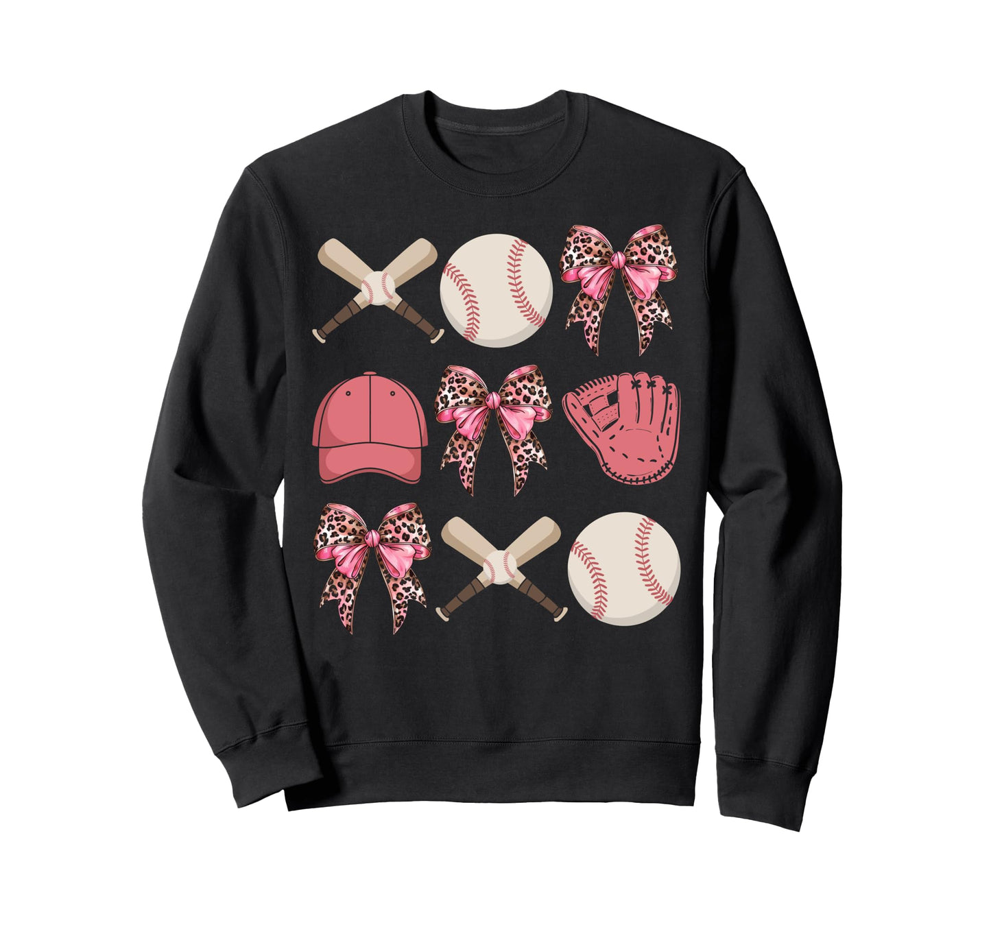Baseball Mama Coquette Bow Baseball Mom Sweatshirt - Trendy Graphic Unisex - T-Shirt, Sweatshirt, Hoodie