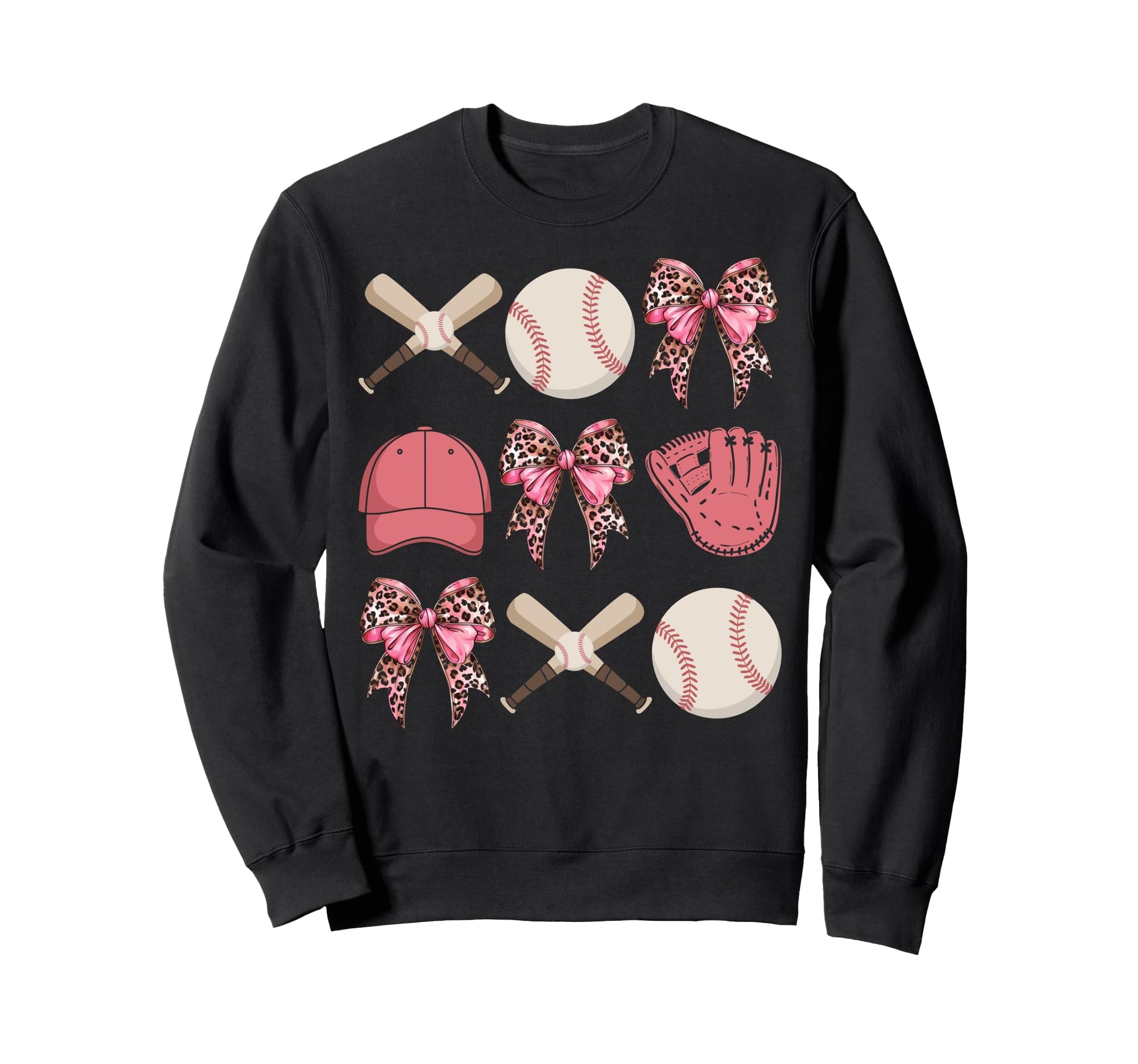 Baseball Mama Coquette Bow Baseball Mom Sweatshirt - Trendy Graphic Unisex - T-Shirt, Sweatshirt, Hoodie