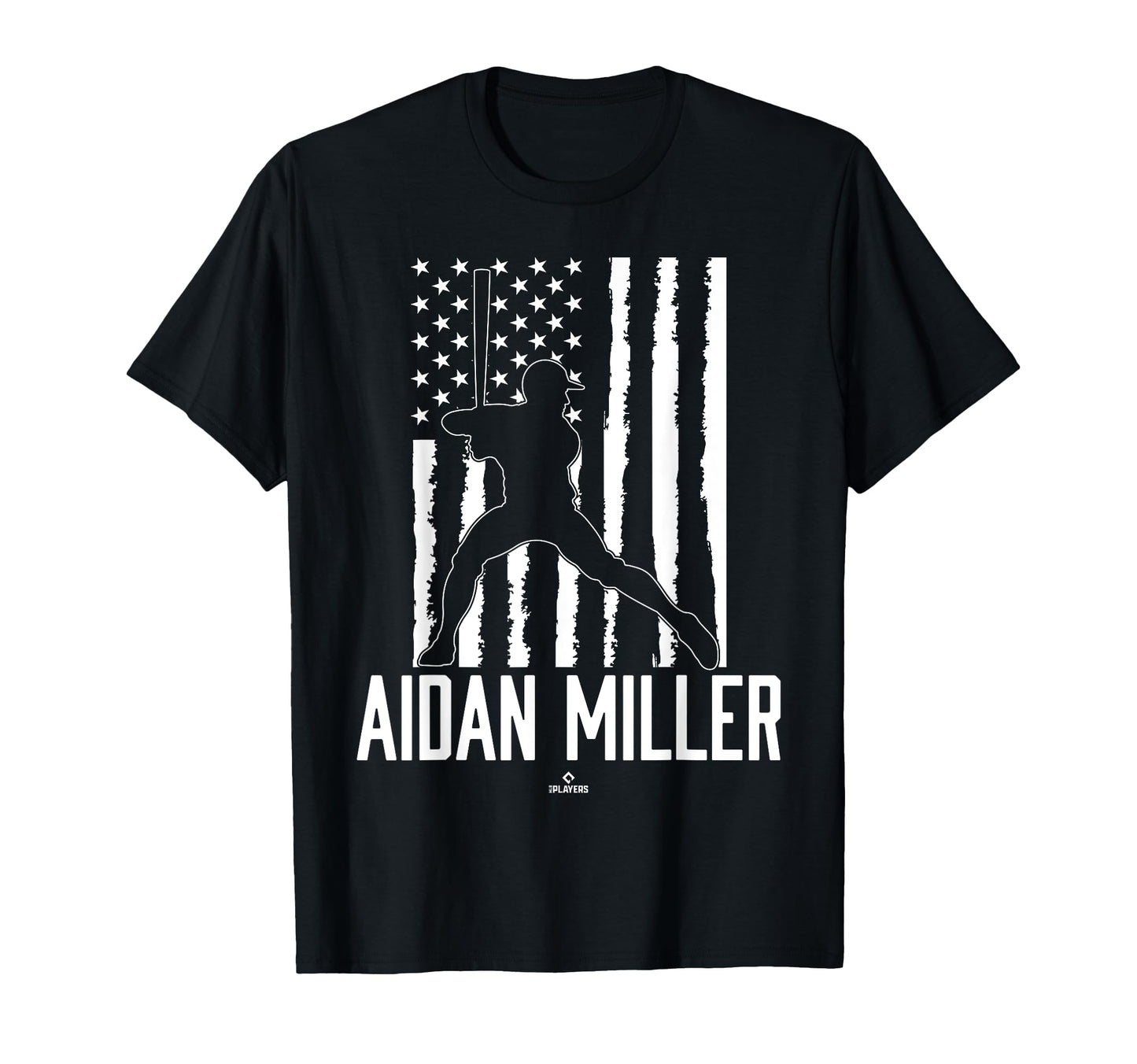 Distressed Flag Swing Aidan Miller T-Shirt - Graphic Print Men Women - T-Shirt, Sweatshirt, Hoodie