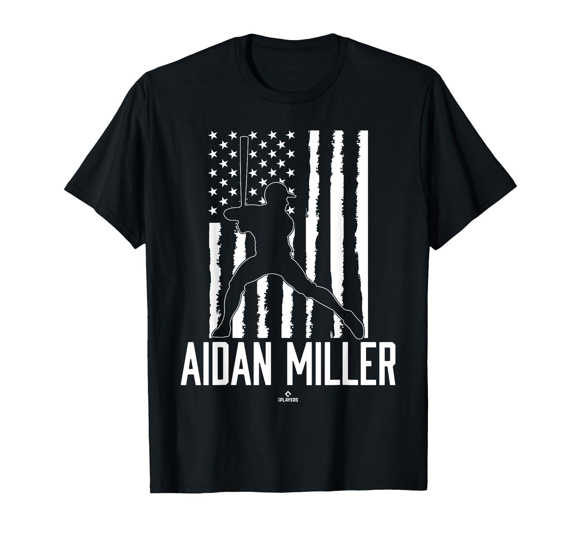 Distressed Flag Swing Aidan Miller T-Shirt - Graphic Print Men Women - T-Shirt, Sweatshirt, Hoodie