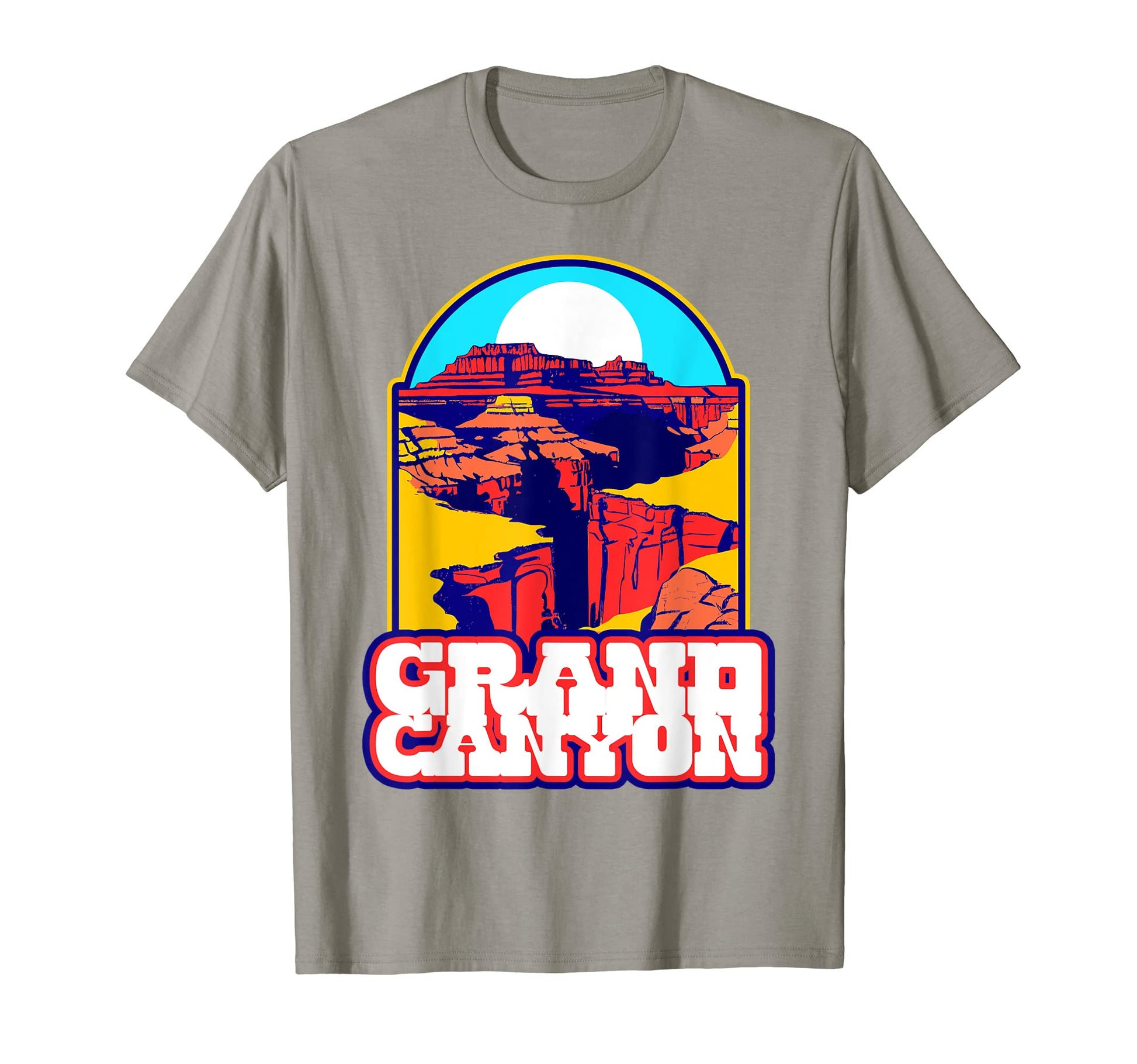 Grand Canyon National Park Eighties T-Shirt - Custom Art Print Men Women - T-Shirt, Sweatshirt, Hoodie