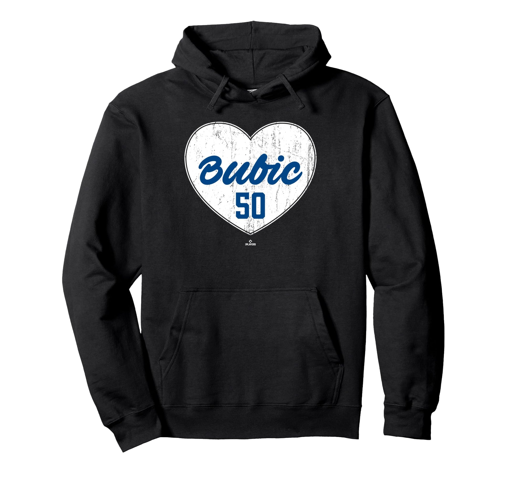 Distressed Heart Kris Bubic Kansas Hoodie - Novelty Apparel for Adults - T-Shirt, Sweatshirt, Hoodie