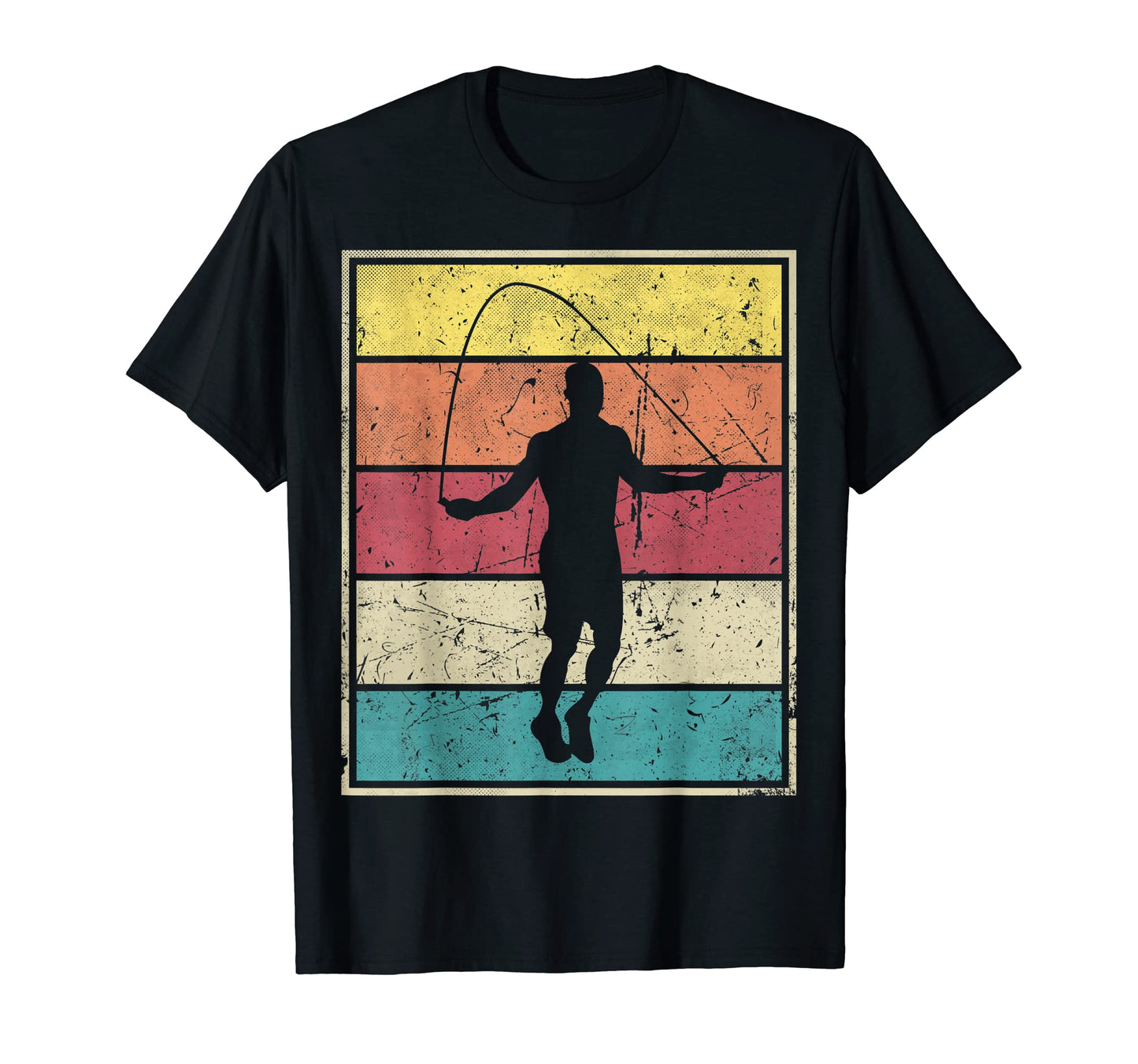 Jumping Rope Stripes T-Shirt - Unique Graphic Men Women - T-Shirt, Sweatshirt, Hoodie
