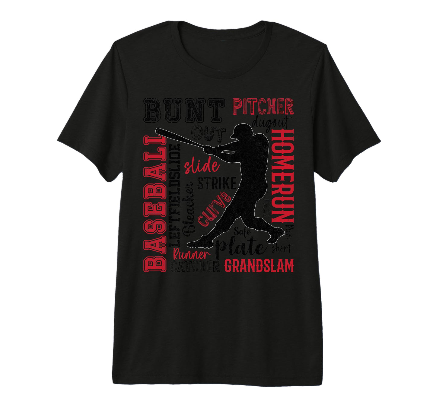 Baseball Pitcher Homerun Tri Blend T-Shirt - Trendy Graphic Unisex - T-Shirt, Sweatshirt, Hoodie