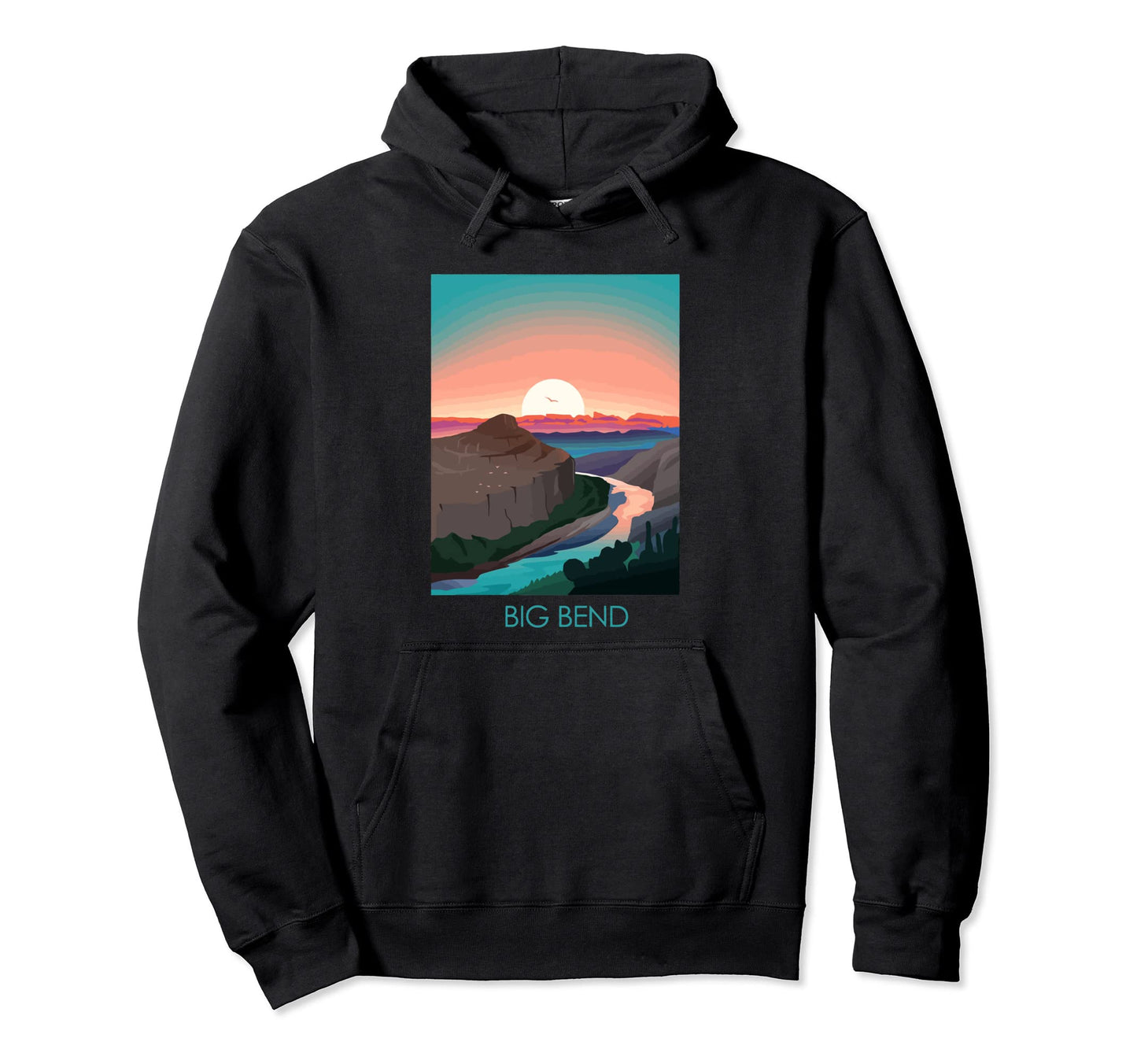 Big Bend National Park Us Hoodie - Custom Art Print Unisex - T-Shirt, Sweatshirt, Hoodie