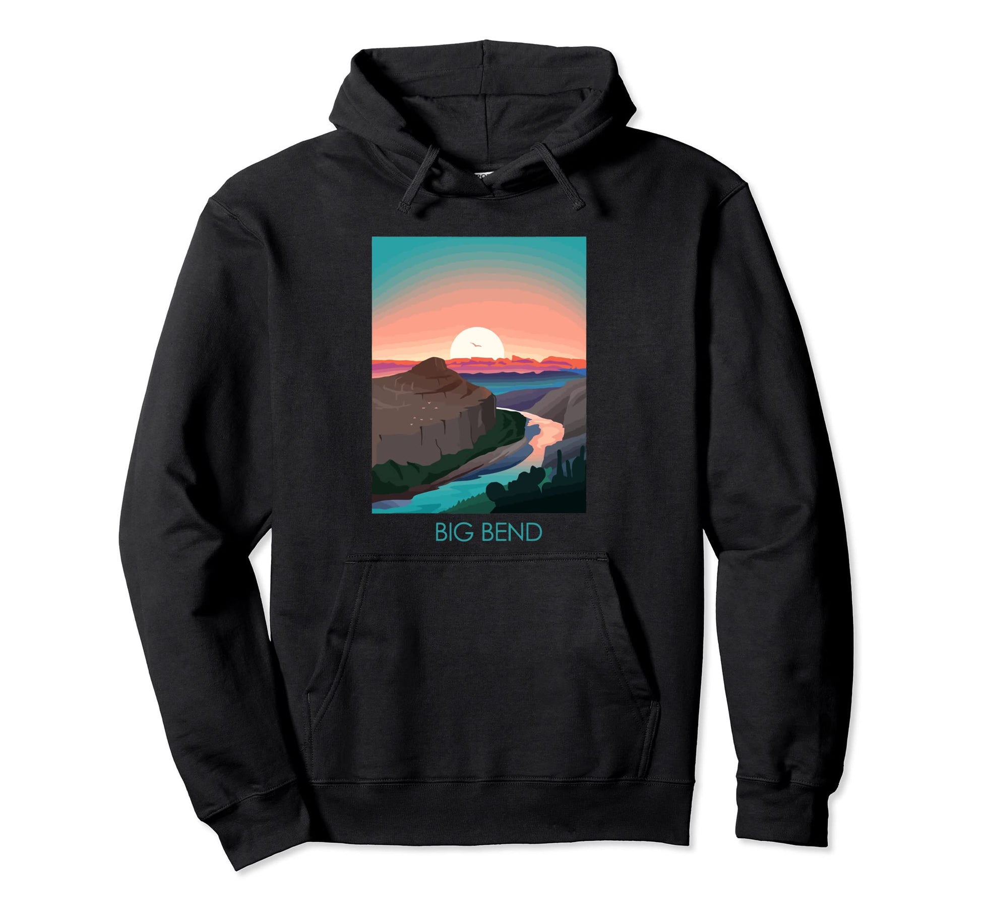Big Bend National Park Us Hoodie - Custom Art Print Unisex - T-Shirt, Sweatshirt, Hoodie