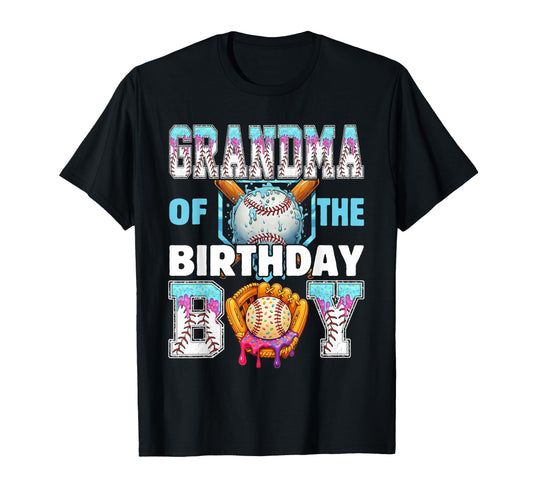 Baseball Ice Cream Drip Grandma T-Shirt - Aesthetic Graphic for Adults - T-Shirt, Sweatshirt, Hoodie
