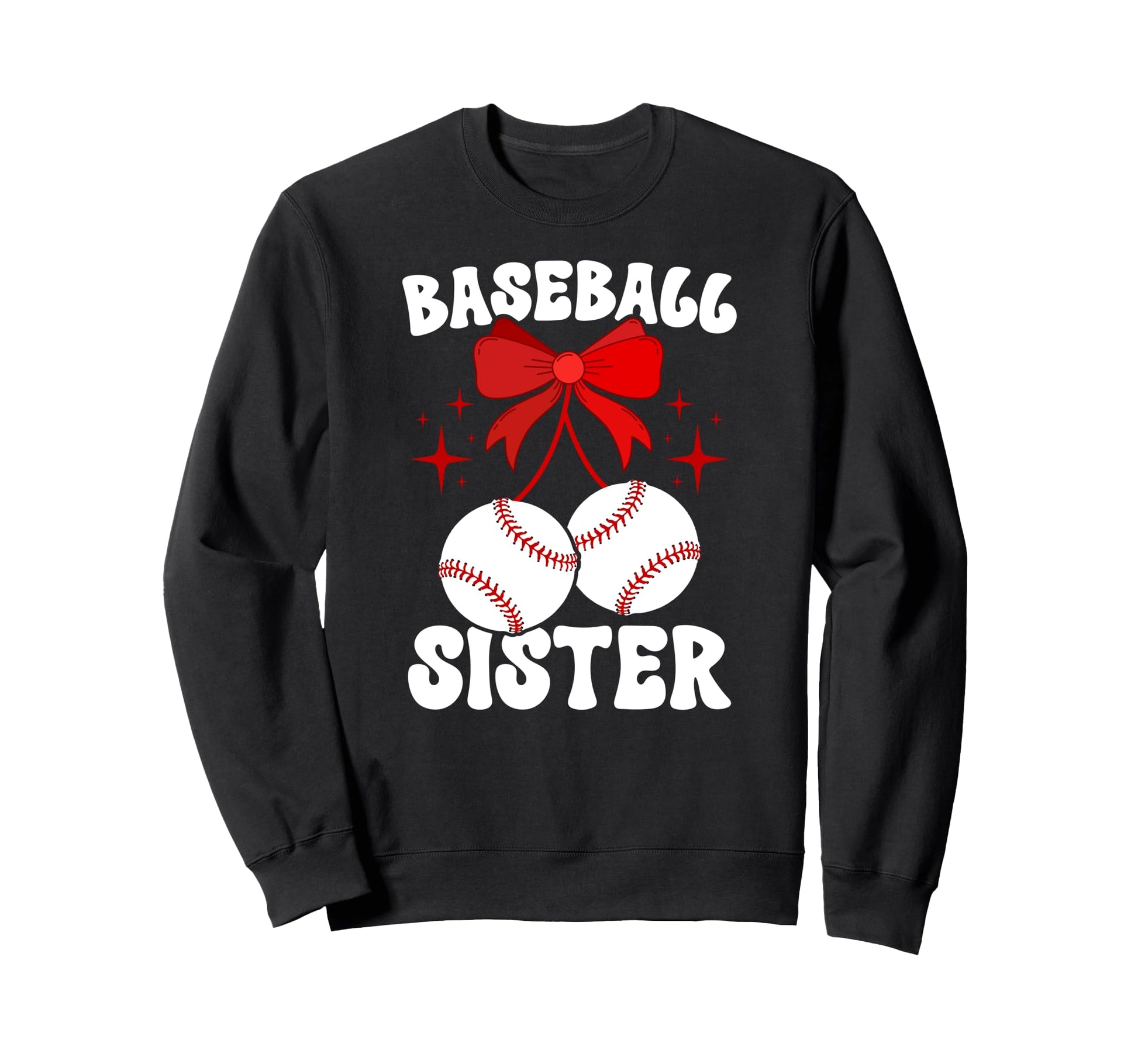 Baseball Sister Coquette Baseball Sweatshirt - Streetwear Style Unisex - T-Shirt, Sweatshirt, Hoodie