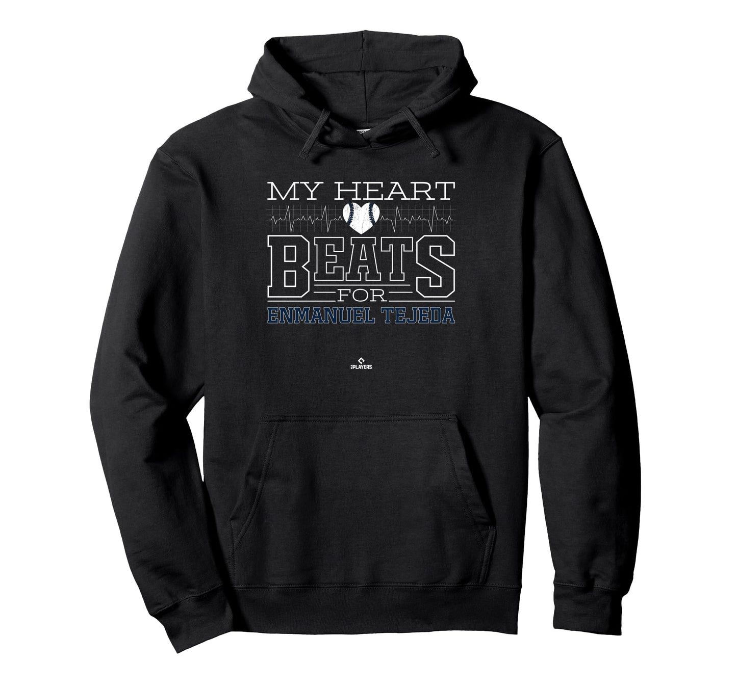 My Heart Beats Enmanuel Tejeda Prospect Hoodie - Trendy Graphic for Adults - T-Shirt, Sweatshirt, Hoodie