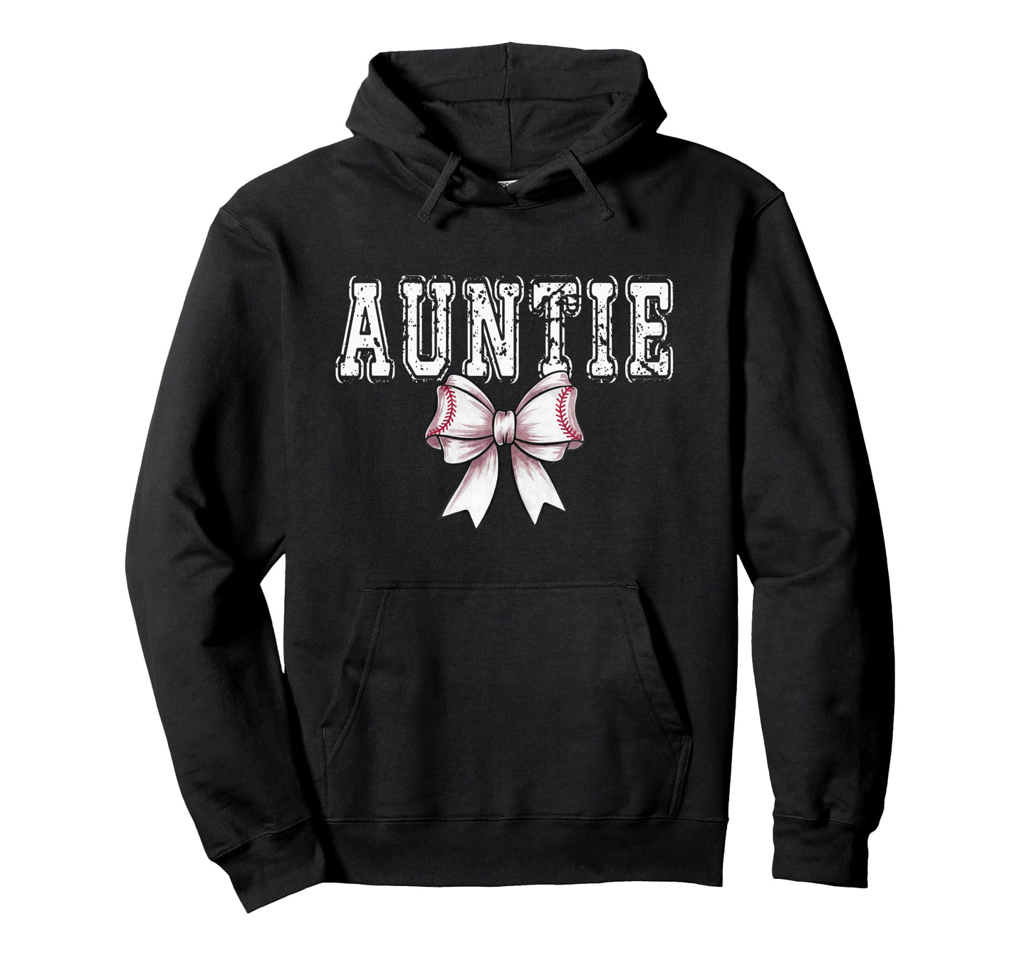 Coquette Baseball Auntie Spirit Hoodie - Novelty Apparel Men Women - T-Shirt, Sweatshirt, Hoodie