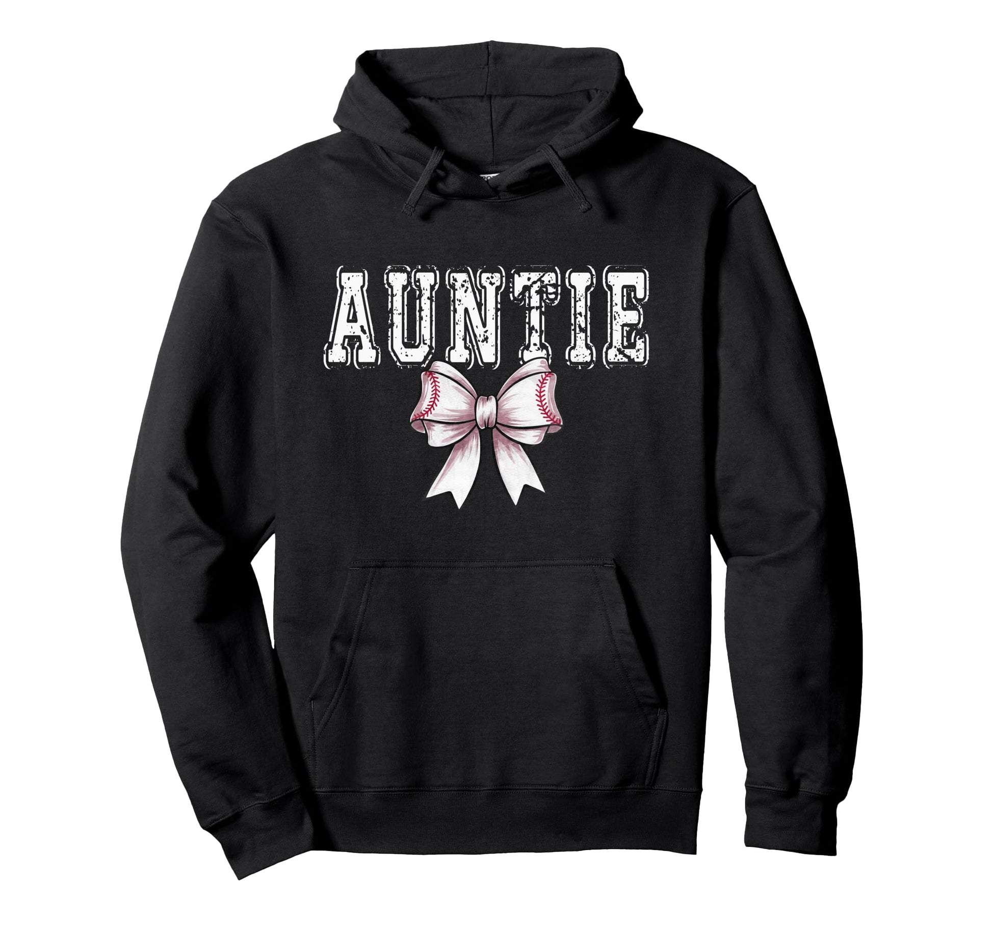 Coquette Baseball Auntie Spirit Hoodie - Novelty Apparel Men Women - T-Shirt, Sweatshirt, Hoodie