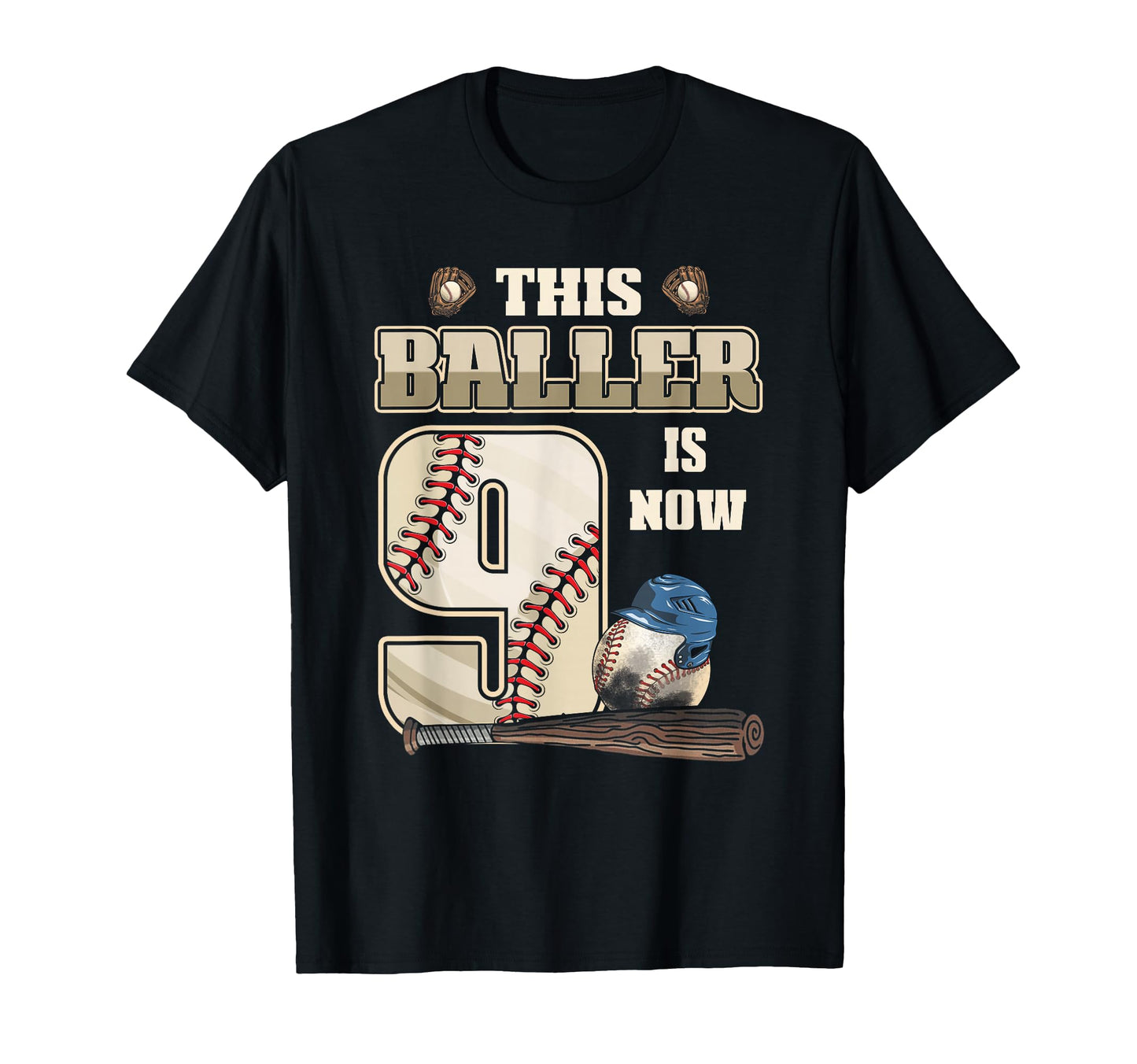 This Baller Is Now 9Th Birthday Nine T-Shirt - Custom Art Print Men Women - T-Shirt, Sweatshirt, Hoodie