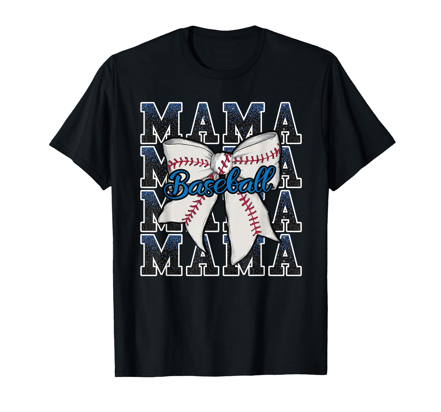 Sport Cheer Blue Coquette Bow T-Shirt - Streetwear Style Men Women - T-Shirt, Sweatshirt, Hoodie