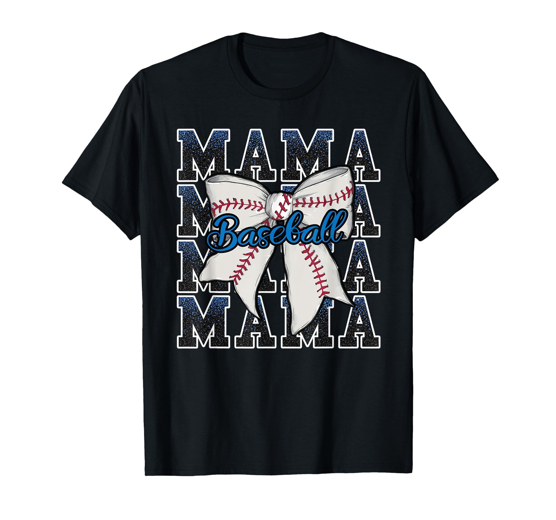 Sport Cheer Blue Coquette Bow T-Shirt - Streetwear Style Men Women - T-Shirt, Sweatshirt, Hoodie