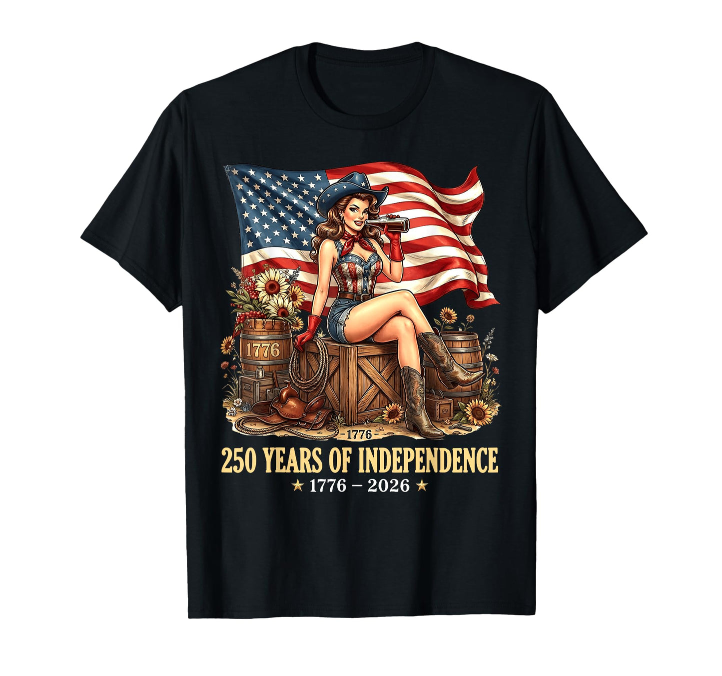 250 Years Independence 1776 2026 T-Shirt - Minimalist Print Men Women - T-Shirt, Sweatshirt, Hoodie
