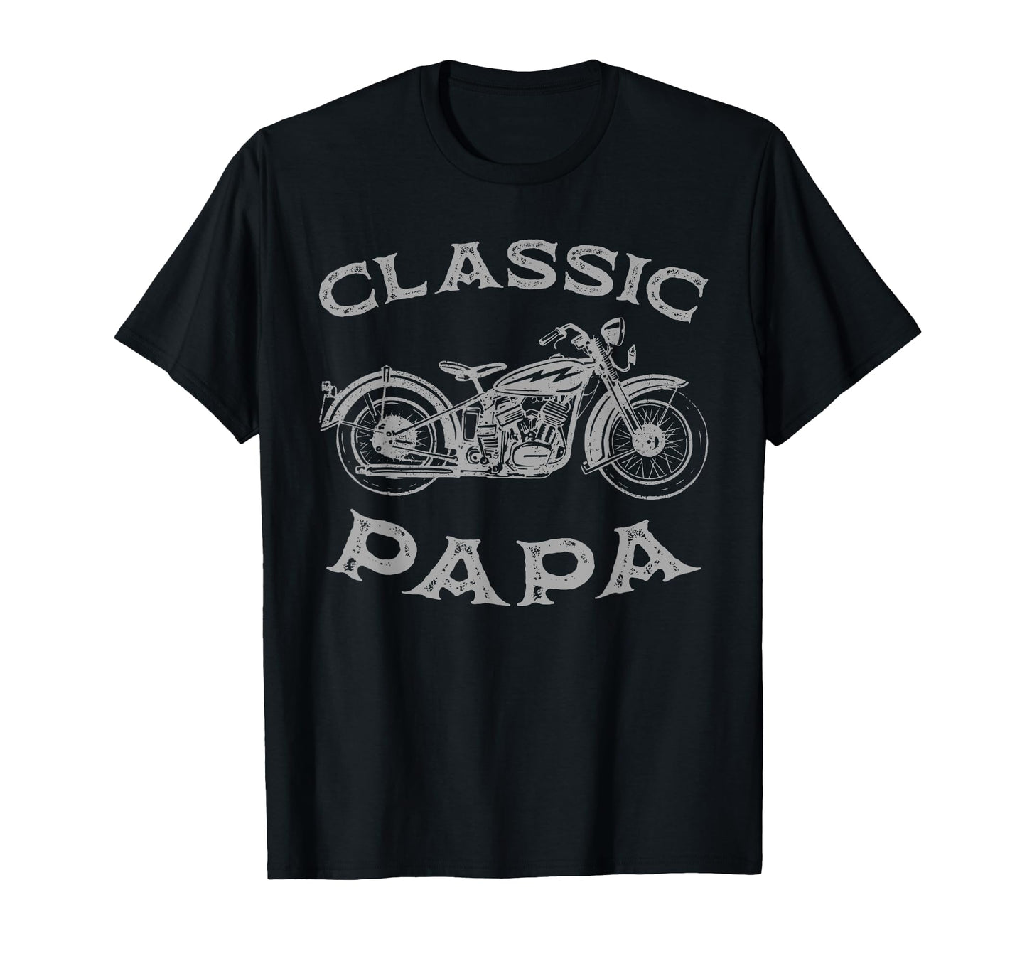 Papa Funny Motorcycle Mens Dad Biker T-Shirt - Aesthetic Graphic for Adults - T-Shirt, Sweatshirt, Hoodie