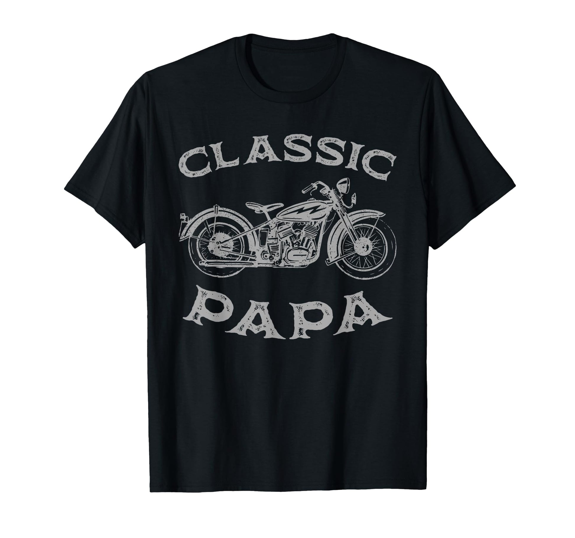 Papa Funny Motorcycle Mens Dad Biker T-Shirt - Aesthetic Graphic for Adults - T-Shirt, Sweatshirt, Hoodie