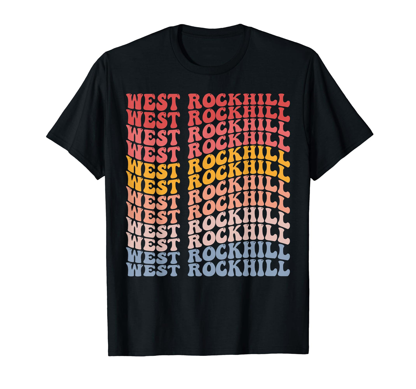West Rockhill City Groovy T-Shirt - Aesthetic Graphic for Adults - T-Shirt, Sweatshirt, Hoodie
