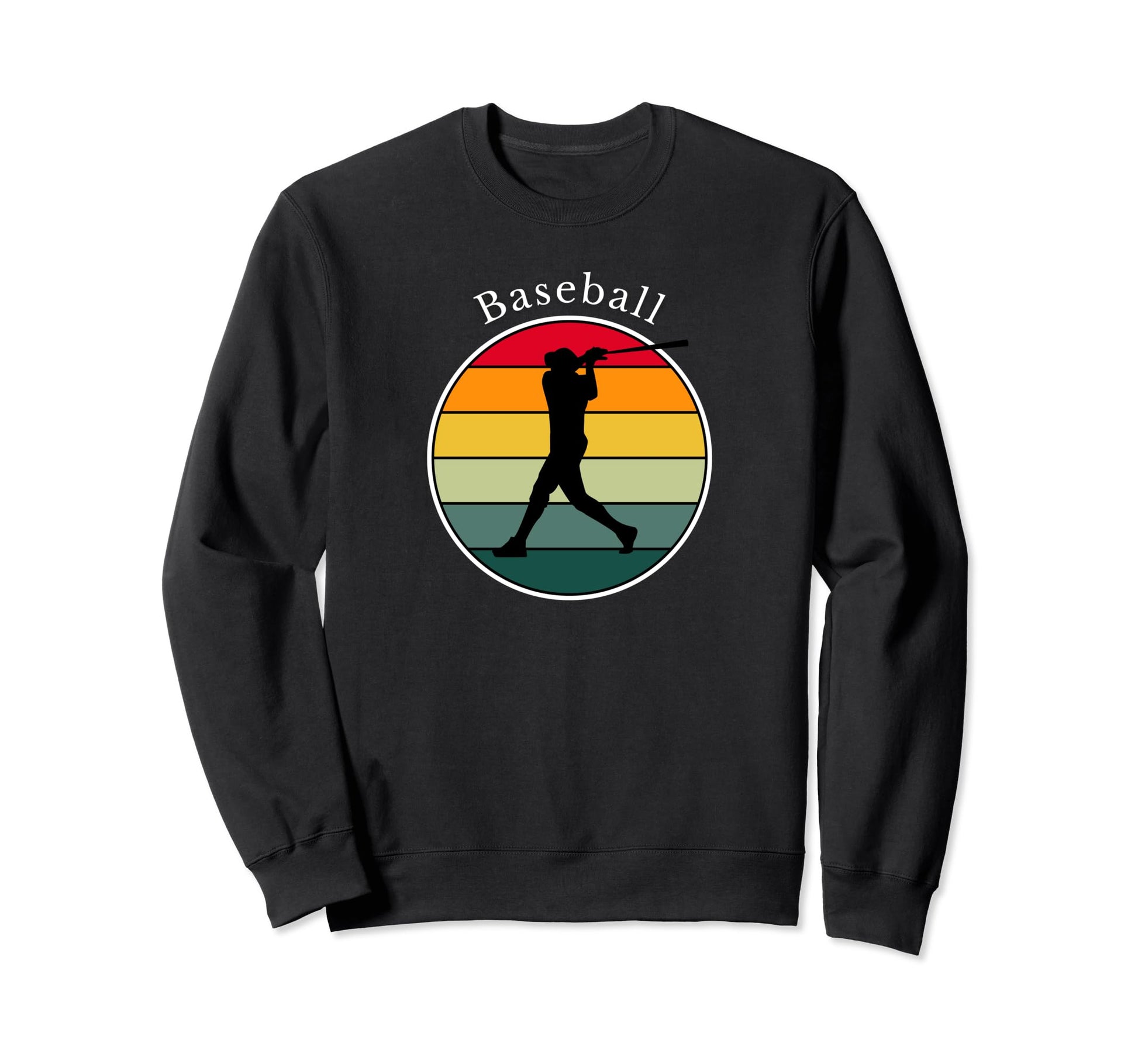 Baseball Homerun Baseball Bat Sweatshirt - Minimalist Print for Adults - T-Shirt, Sweatshirt, Hoodie