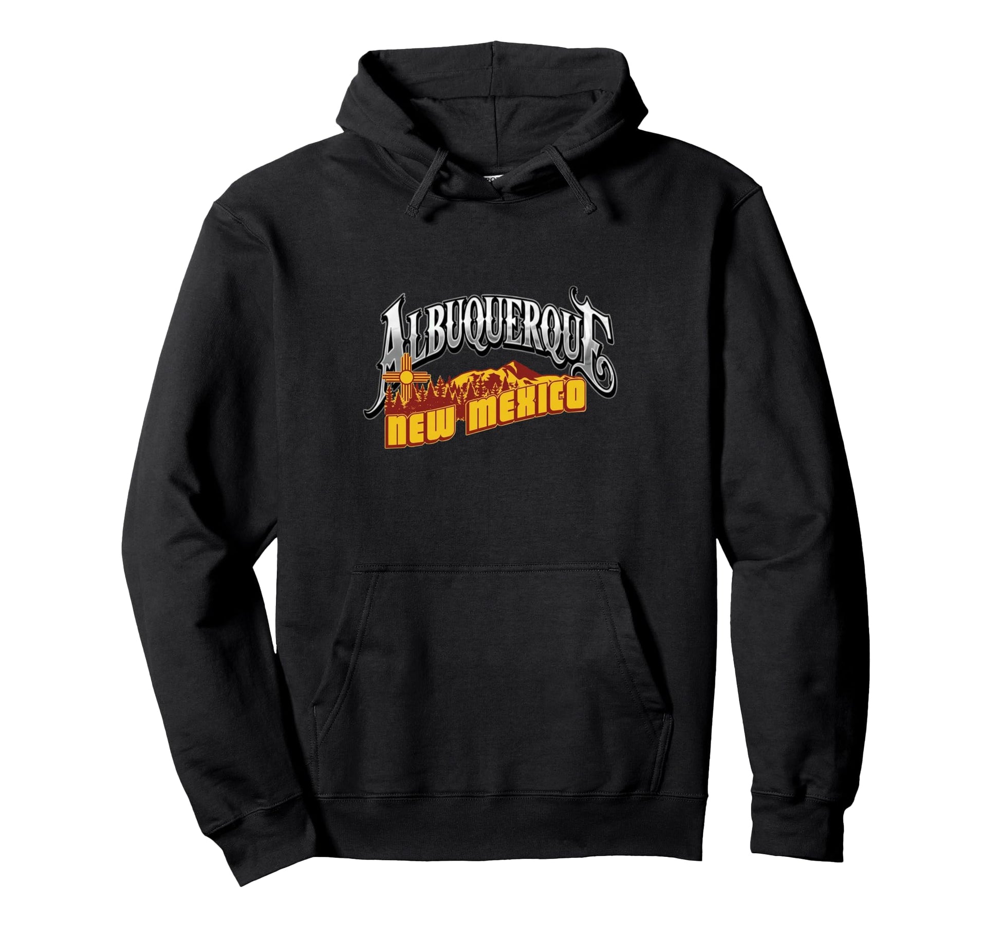 Albuquerque Typography New Mexico Hoodie - Casual Everyday Wear Men Women - T-Shirt, Sweatshirt, Hoodie