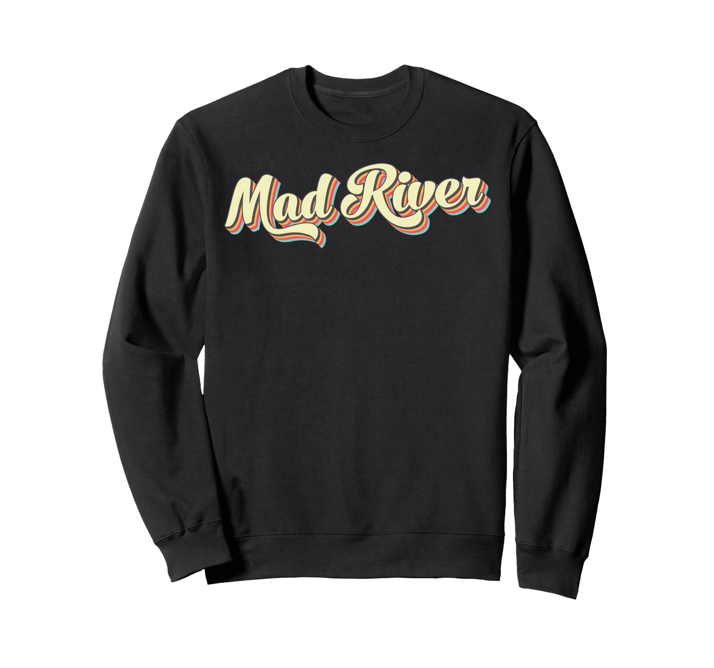 Mad River Art Baseball Font Sweatshirt - Casual Everyday Wear for Adults - T-Shirt, Sweatshirt, Hoodie