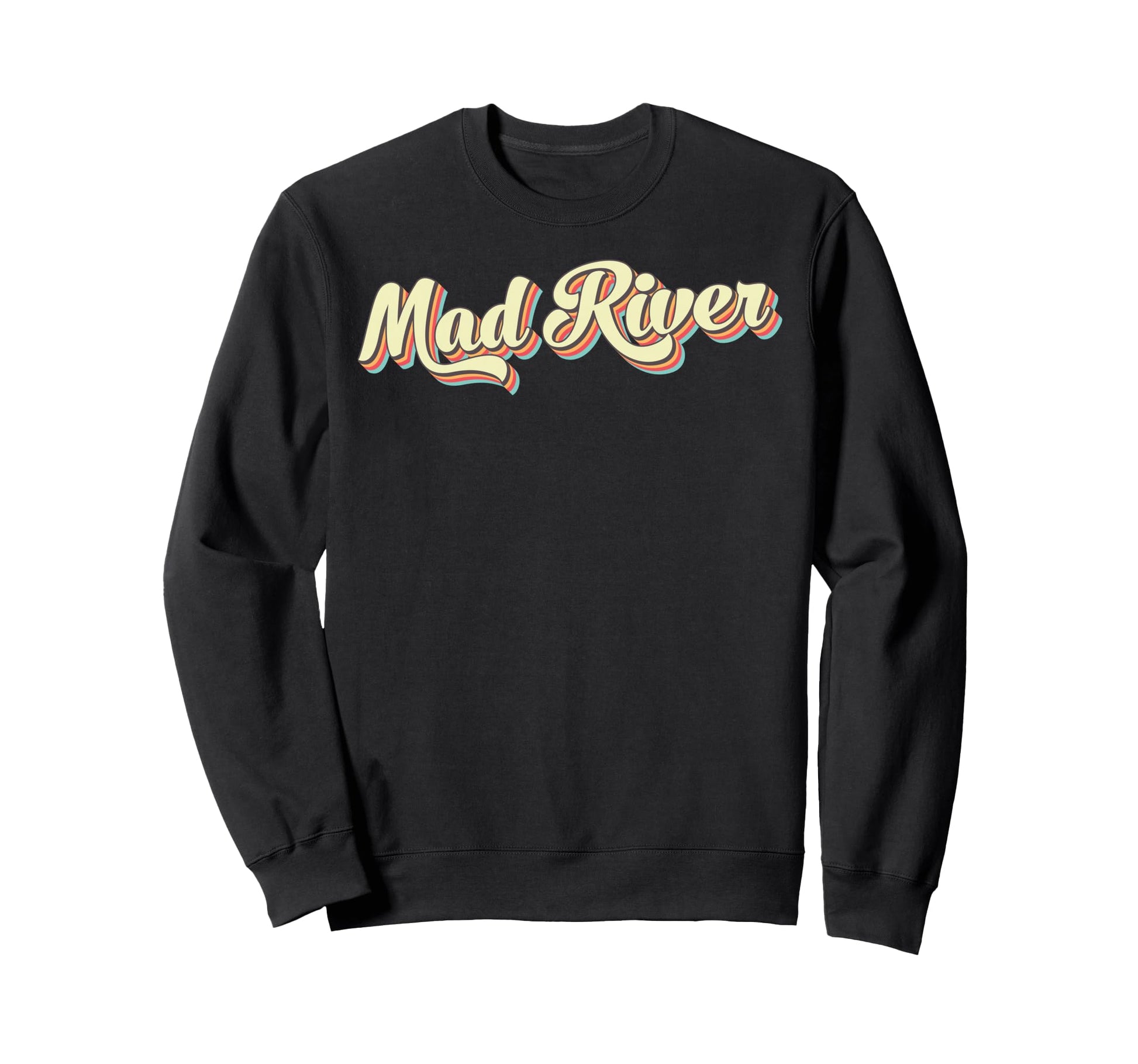 Mad River Art Baseball Font Sweatshirt - Casual Everyday Wear for Adults - T-Shirt, Sweatshirt, Hoodie