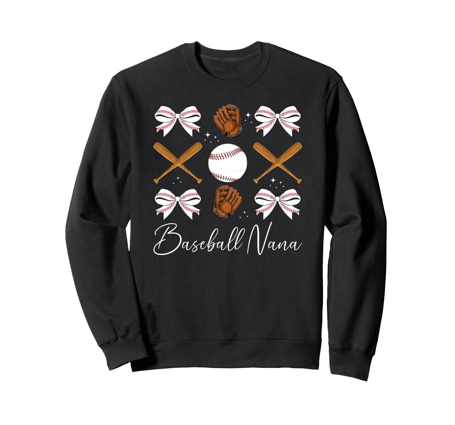 Baseball Nana Baseball Player Nana Sweatshirt - Aesthetic Graphic Unisex - T-Shirt, Sweatshirt, Hoodie