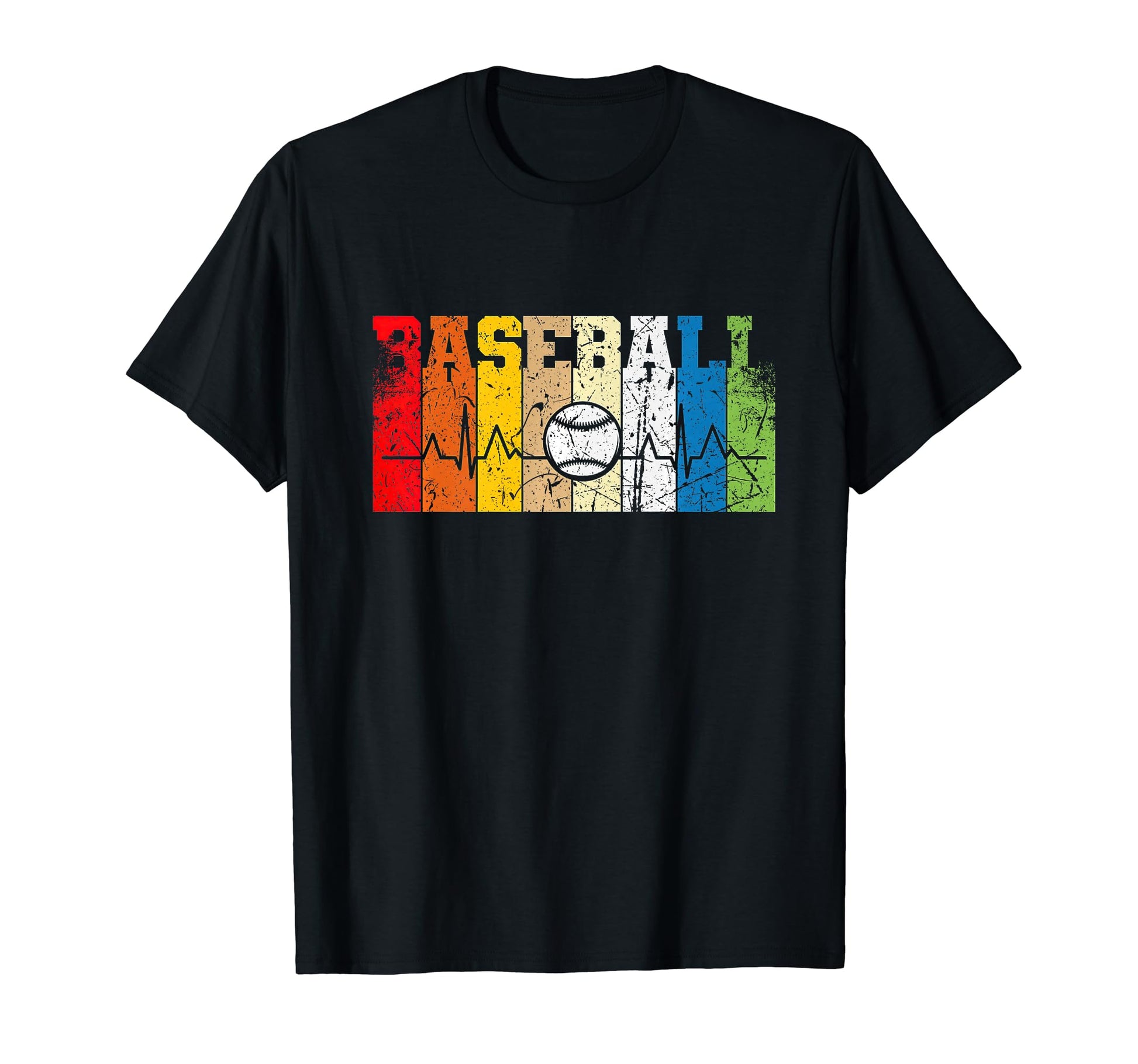 Baseball Heart Beat Sport T-Shirt - Fun Novelty Design Unisex - T-Shirt, Sweatshirt, Hoodie