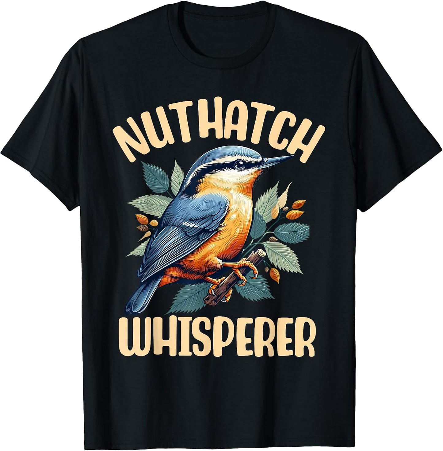 Nuthatch Bird Merch - Adult & Kids T-Shirts, Sweatshirts & Hoodies apparel design preview 1