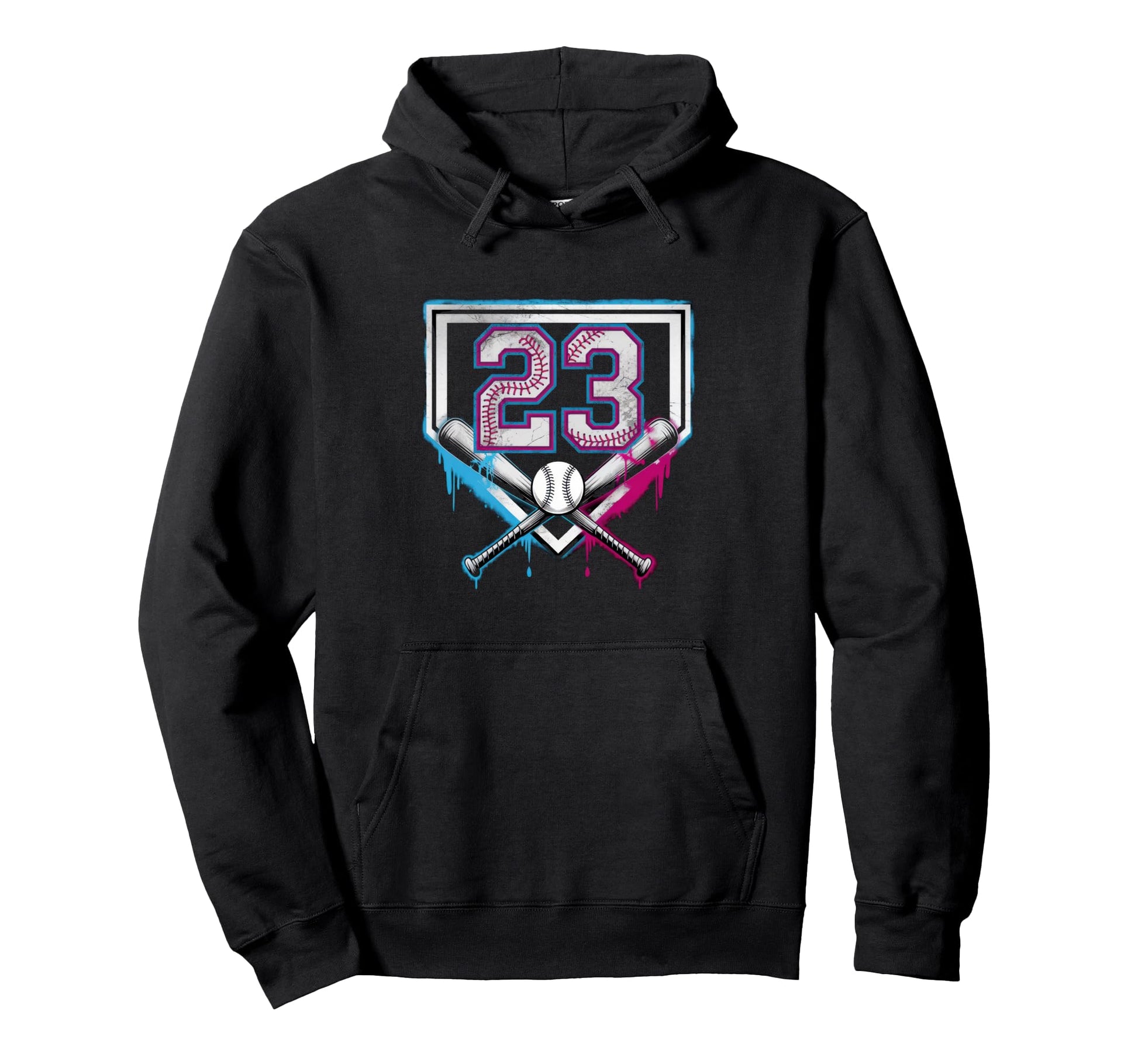 Baseball Home Ice Cream 23Th Birthday Hoodie - Streetwear Style Unisex - T-Shirt, Sweatshirt, Hoodie