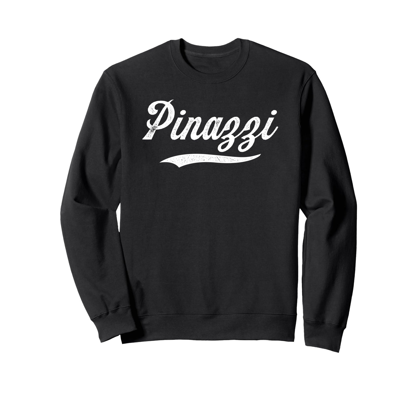 Distressed Script Nicolo Pinazzi Sweatshirt - Graphic Print for Adults - T-Shirt, Sweatshirt, Hoodie