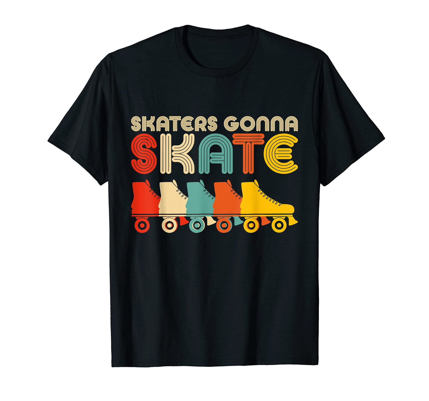 Roller Derby Skaters Gonna Skate T-Shirt - Minimalist Print Unisex - T-Shirt, Sweatshirt, Hoodie