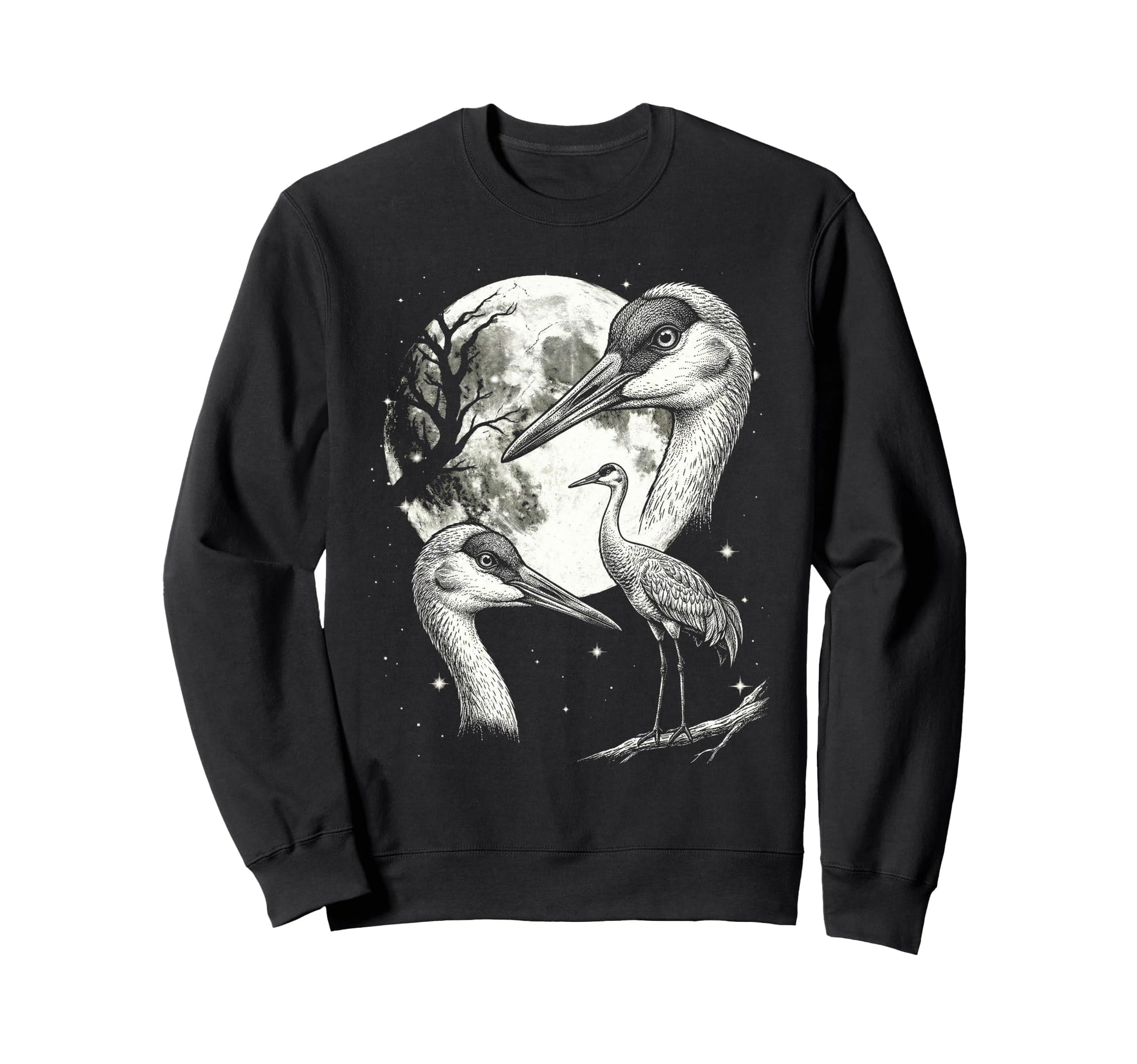 Crane Bird 90S Aesthetic Y2K Crane Sweatshirt - Novelty Apparel Men Women - T-Shirt, Sweatshirt, Hoodie