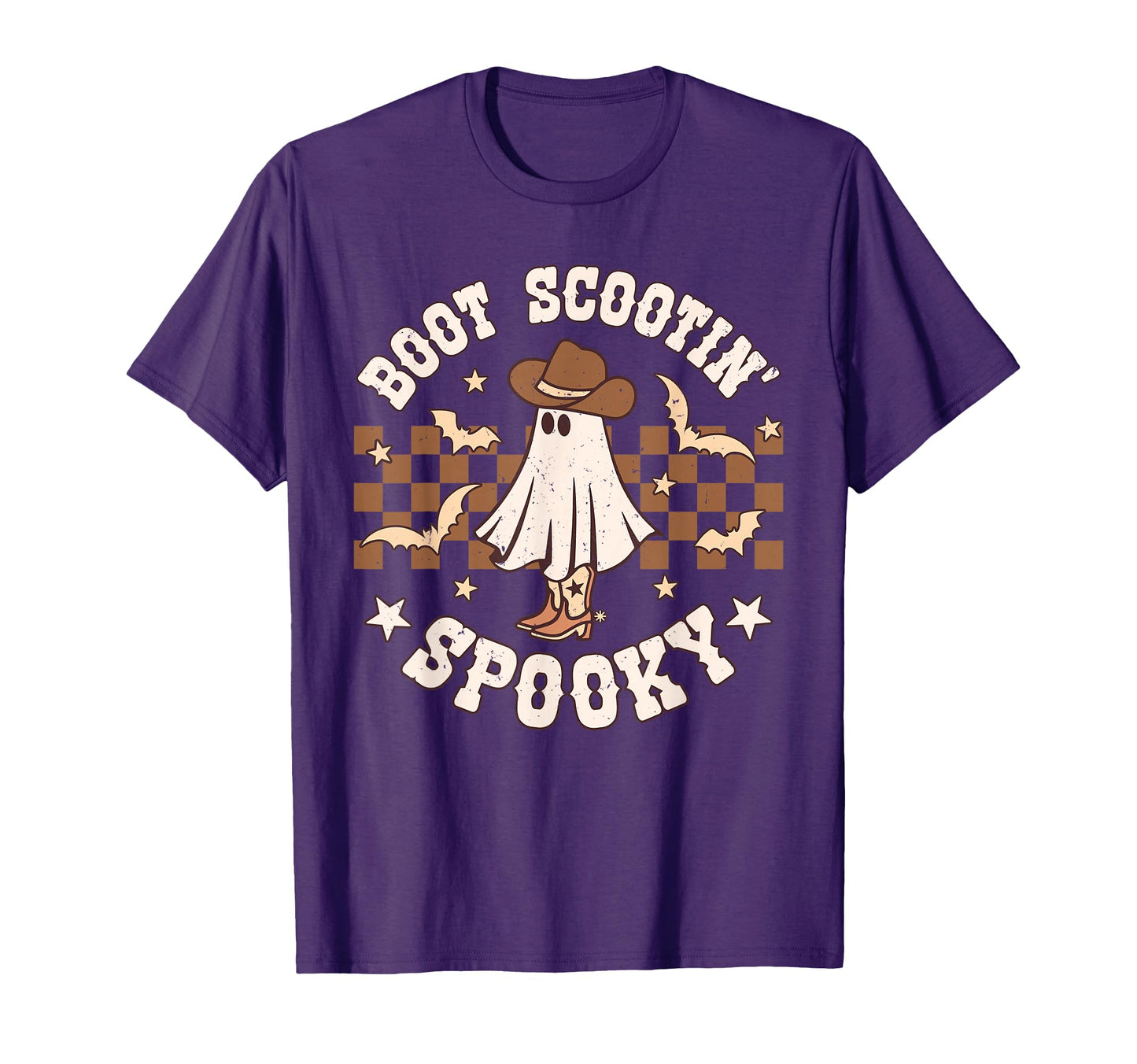 Boot Scootin Spooky Groovy Western T-Shirt - Trendy Graphic Unisex - T-Shirt, Sweatshirt, Hoodie