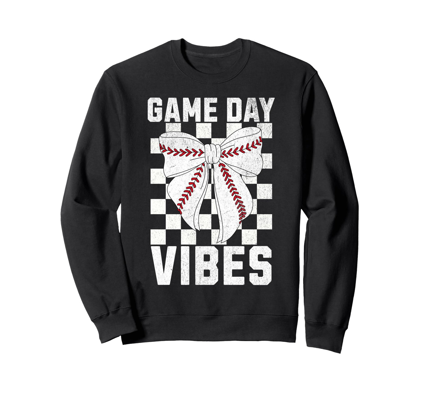Game Day Vibes Coquette Bow Sweatshirt - Trendy Graphic for Adults - T-Shirt, Sweatshirt, Hoodie