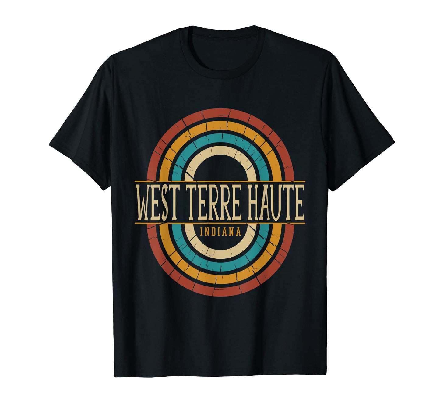 West Terre Haute Indiana Souvenir T-Shirt - Graphic Print Unisex - T-Shirt, Sweatshirt, Hoodie