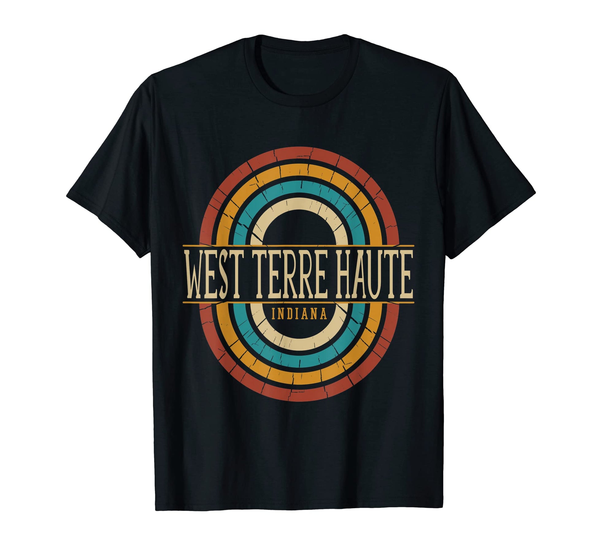 West Terre Haute Indiana Souvenir T-Shirt - Graphic Print Unisex - T-Shirt, Sweatshirt, Hoodie