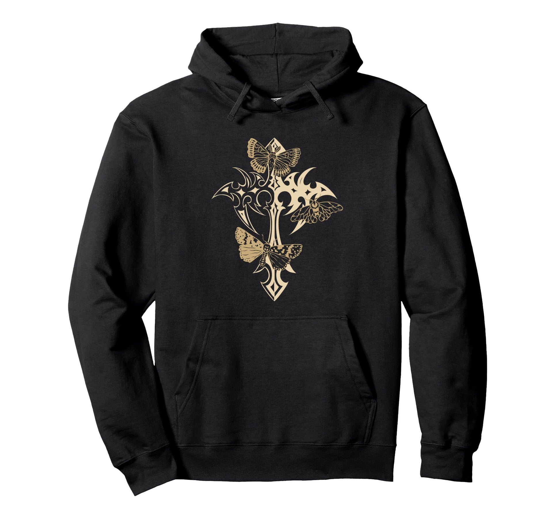 Grunge Aesthetic Y2K Mall Trad Goth Hoodie - Fun Novelty Design for Adults - T-Shirt, Sweatshirt, Hoodie