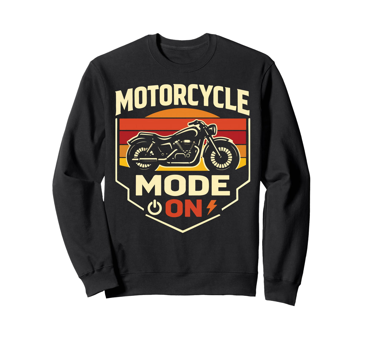 Motorcycle Biker Motorcycle Sweatshirt - Casual Everyday Wear Men Women - T-Shirt, Sweatshirt, Hoodie
