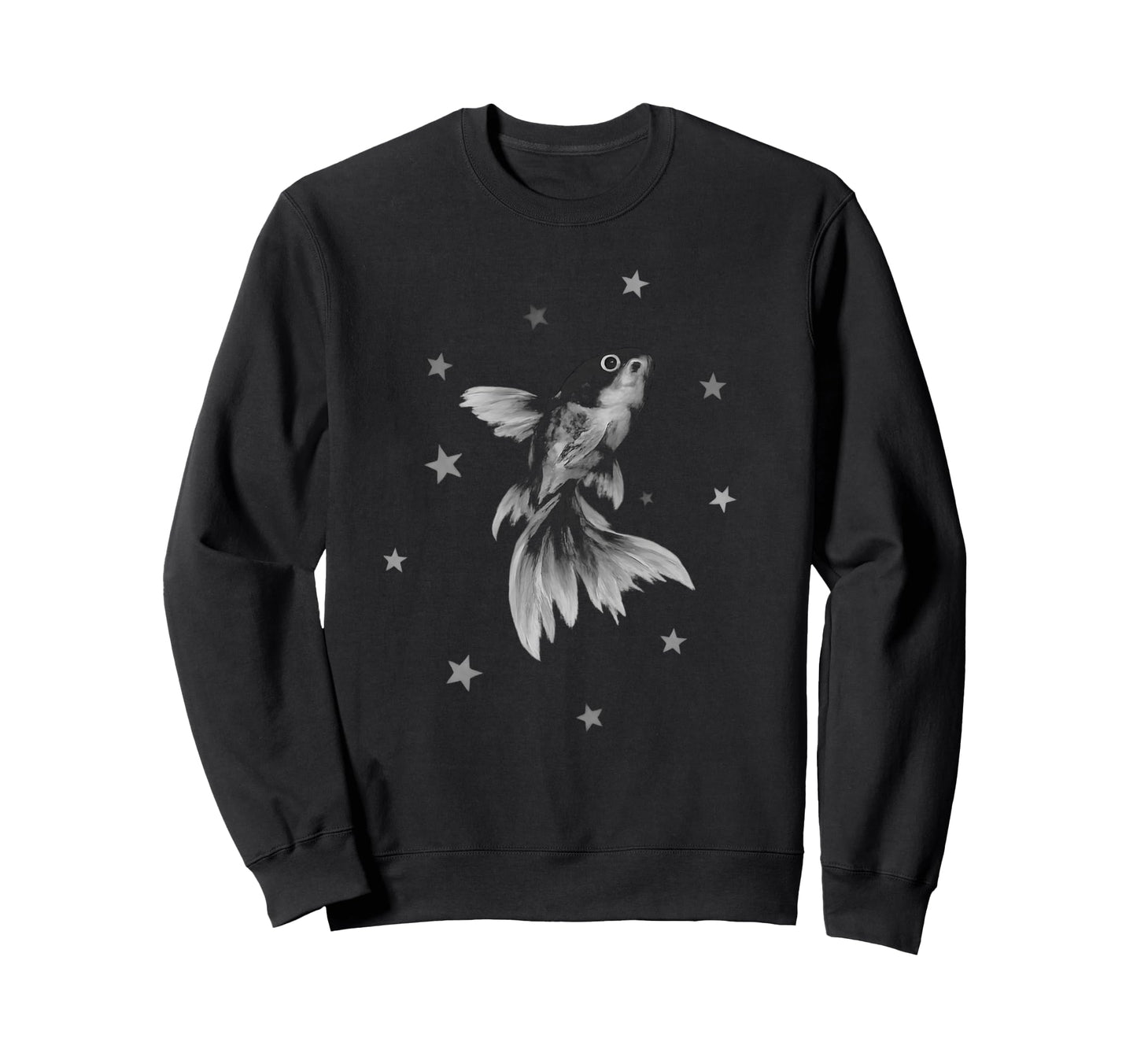 Beachy Grunge Y2K Alt Fish Goldfish Sweatshirt - Novelty Apparel Men Women - T-Shirt, Sweatshirt, Hoodie