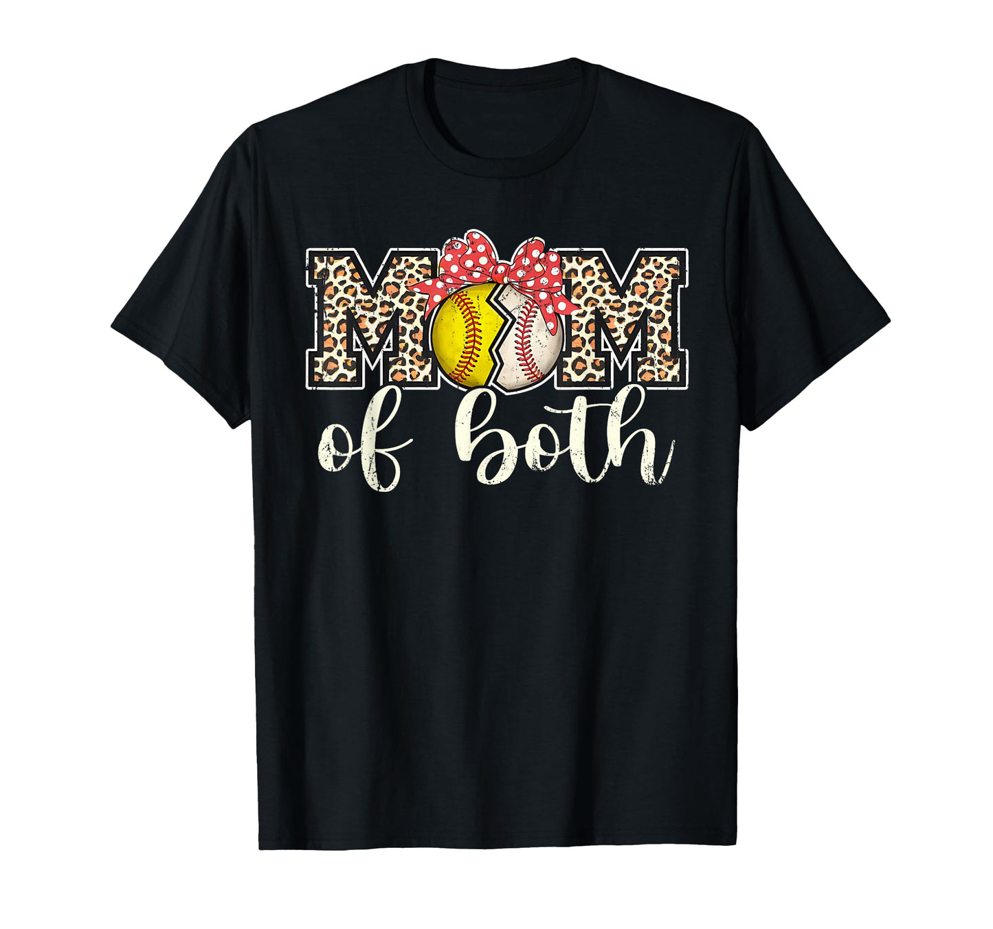 Mom Both Headband Leopard Baseball T-Shirt - Aesthetic Graphic Unisex - T-Shirt, Sweatshirt, Hoodie