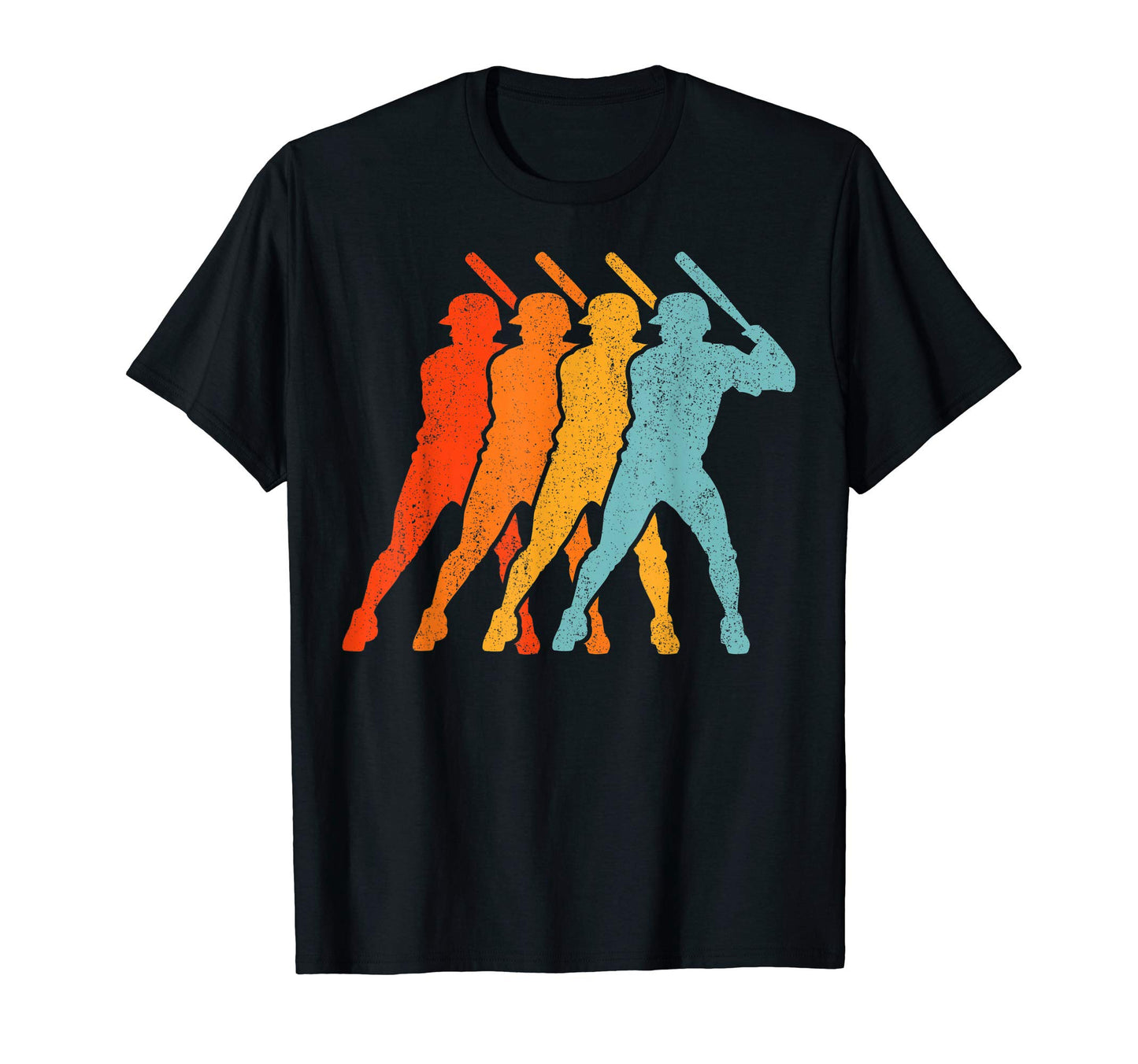 Baseball Silhouette 60S 70S Gifts T-Shirt - Casual Everyday Wear Unisex - T-Shirt, Sweatshirt, Hoodie