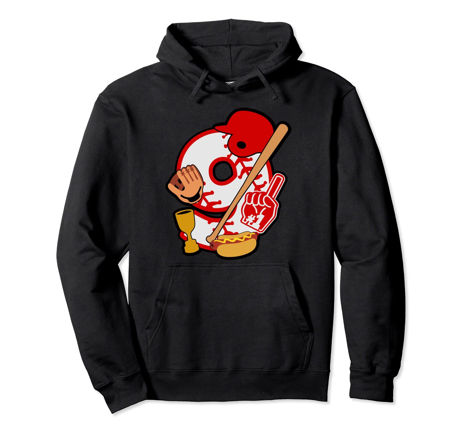 Baseball 9Th Birthday Party Number 9 9 Hoodie - Novelty Apparel Unisex - T-Shirt, Sweatshirt, Hoodie