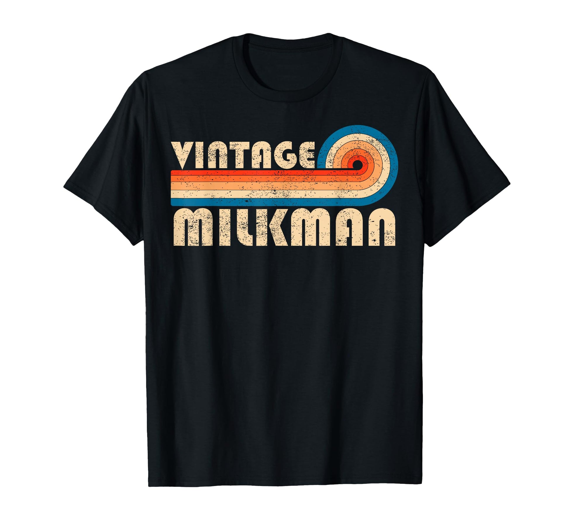 Milkman 70S 80S Sunset Stripe T-Shirt - Aesthetic Graphic Unisex - T-Shirt, Sweatshirt, Hoodie