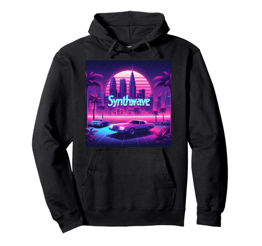 Aesthetic Synthwave Lover 80S 90S Hoodie - Minimalist Print Unisex - T-Shirt, Sweatshirt, Hoodie