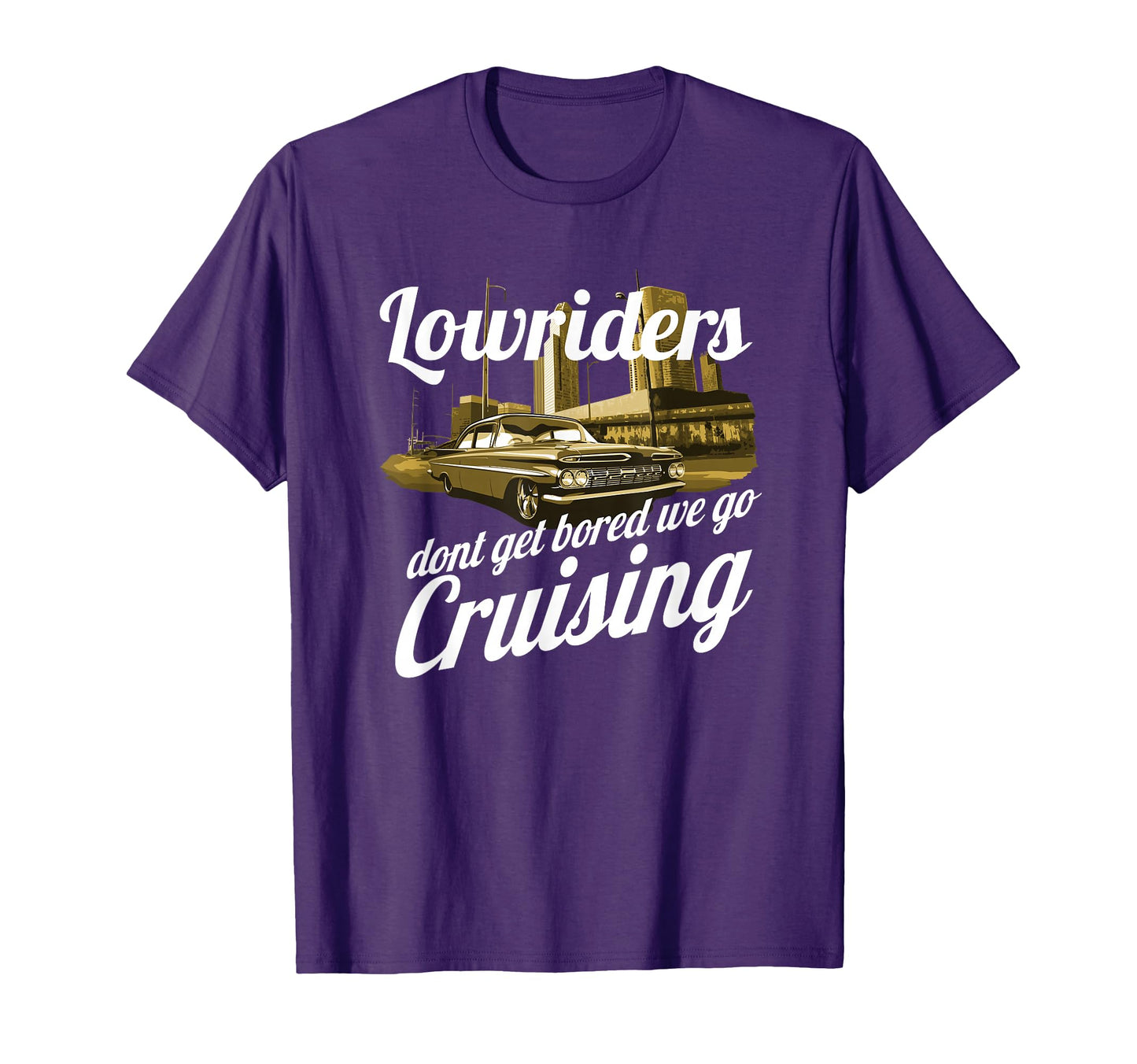 Lowrider Low Rider Muscle Car T-Shirt - Streetwear Style for Adults - T-Shirt, Sweatshirt, Hoodie