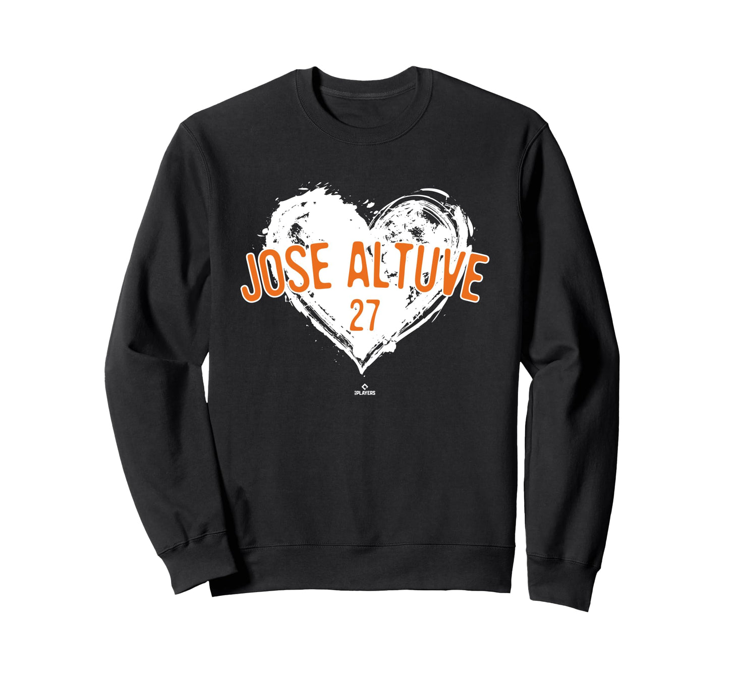 Distressed Heart Jose Altuve Houston Sweatshirt - Novelty Apparel Unisex - T-Shirt, Sweatshirt, Hoodie